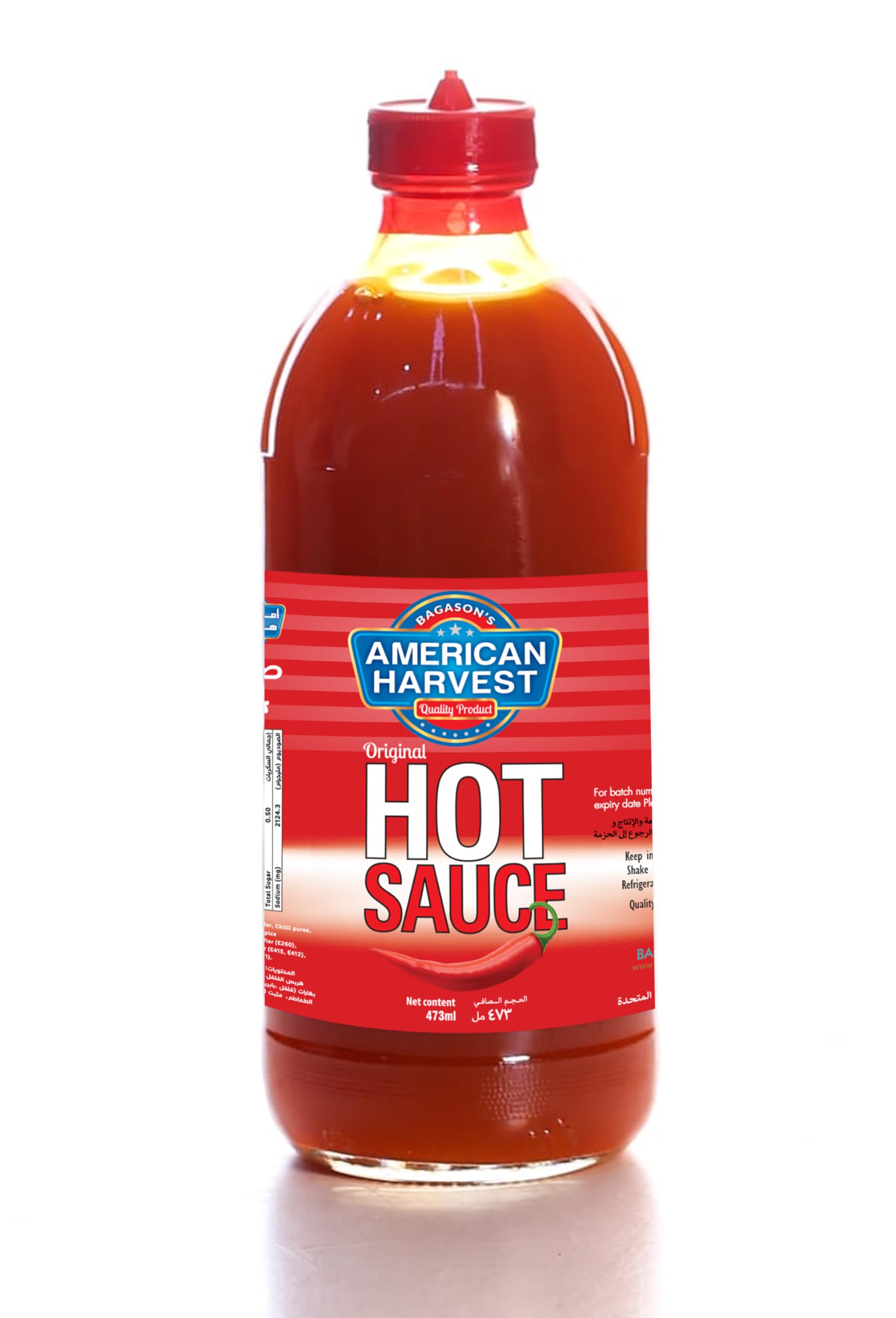 American Harvest Hot Sauce, 473 ml