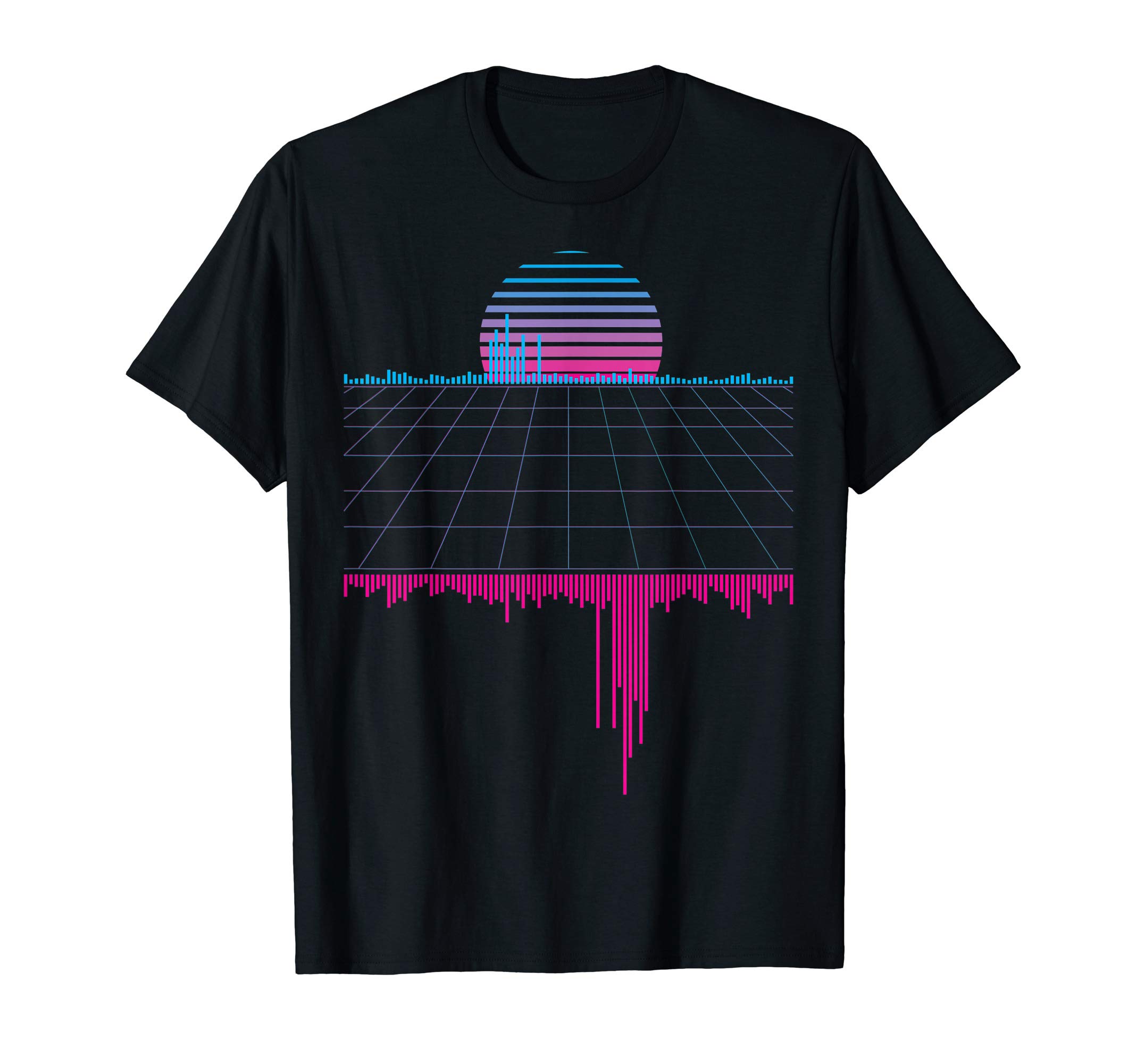 outrun synthwave vaporwave aesthetic clothingoutrun synthwave vaporwave aesthetic sunset music t shirt T-Shirt