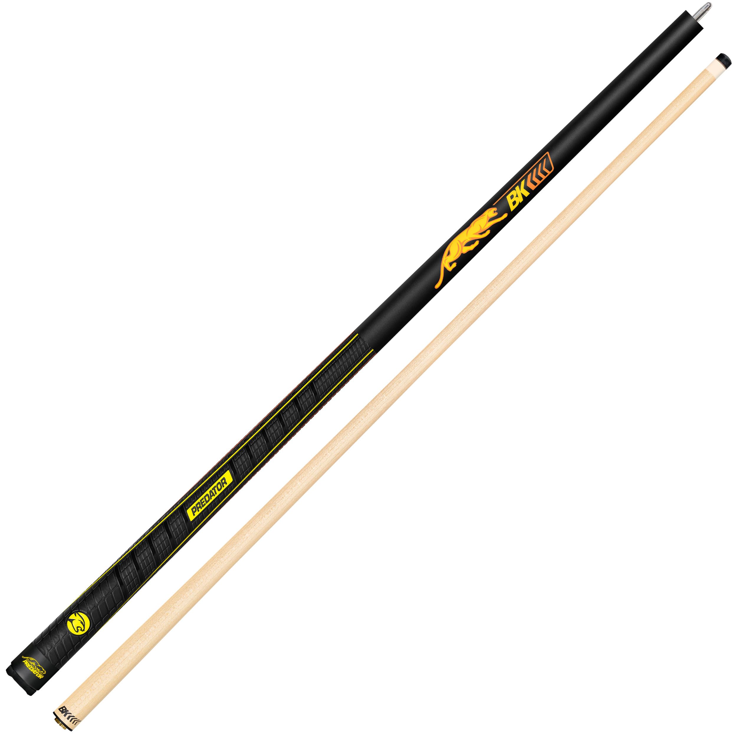 PREDATOR BK4 Break Cue Stick for Pool - So Powerful, it’s Criminal - 2-Piece Breaking Stick with Hard Break tip Tip for Maximum Speed and Low-Deflection Shaft Technology for Accuracy