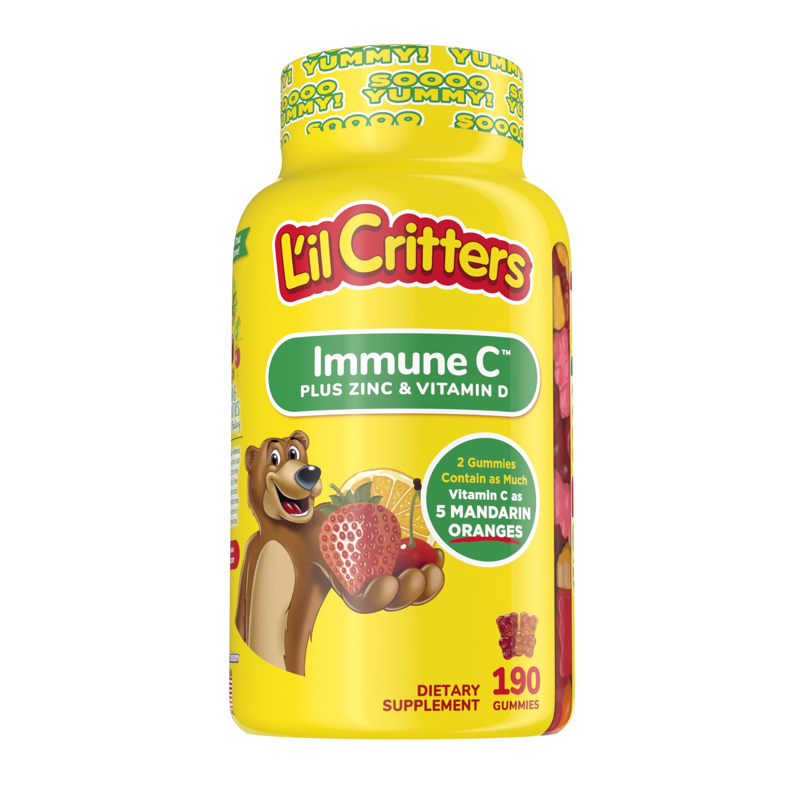 L'il Critters Immune C,190 Gummy Bears