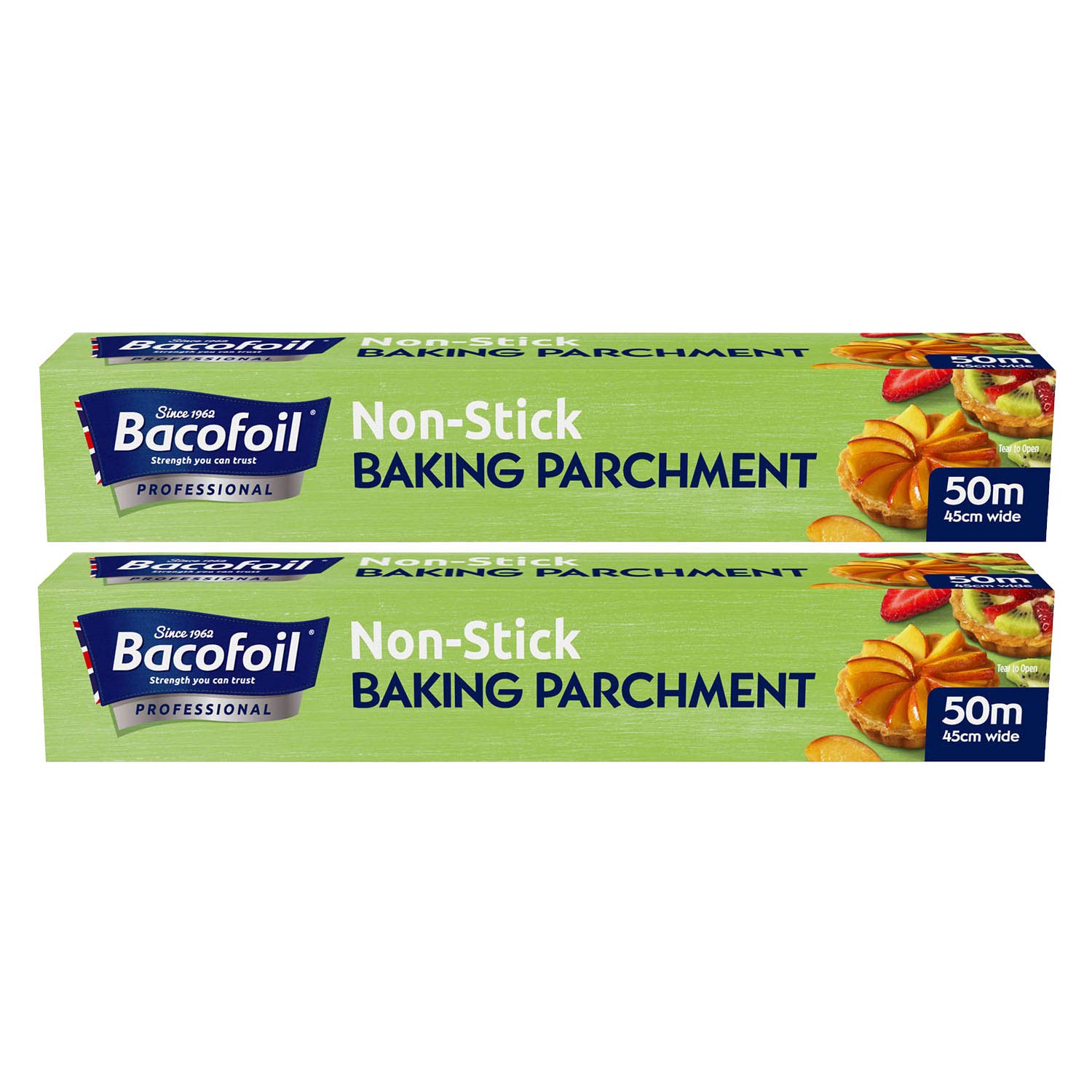 Bacofoil 450mm x 50m Non Stick Baking Paper, 2 Pack