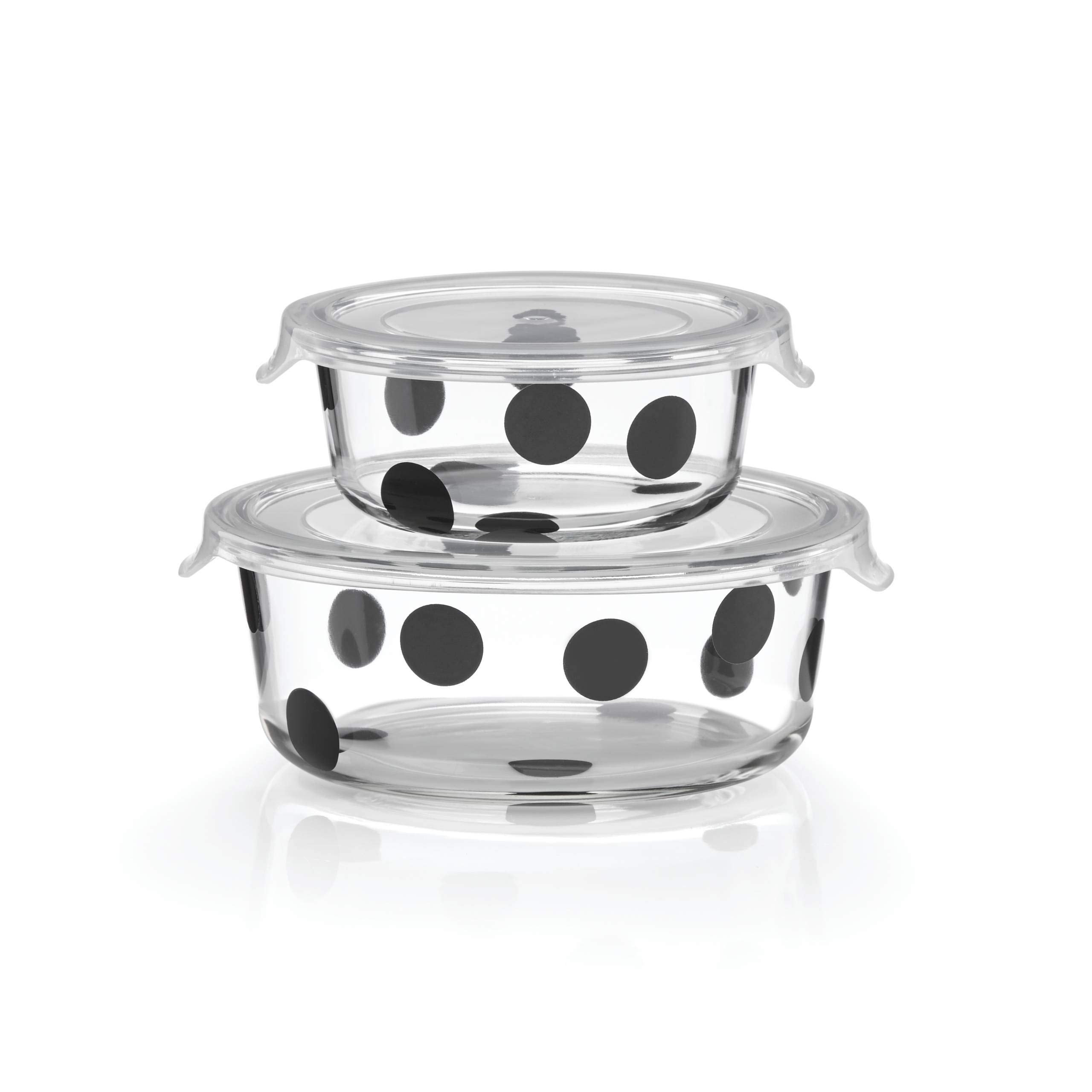 Kate Spade New YorkDeco Dot 2-Piece Round Food Storage Set