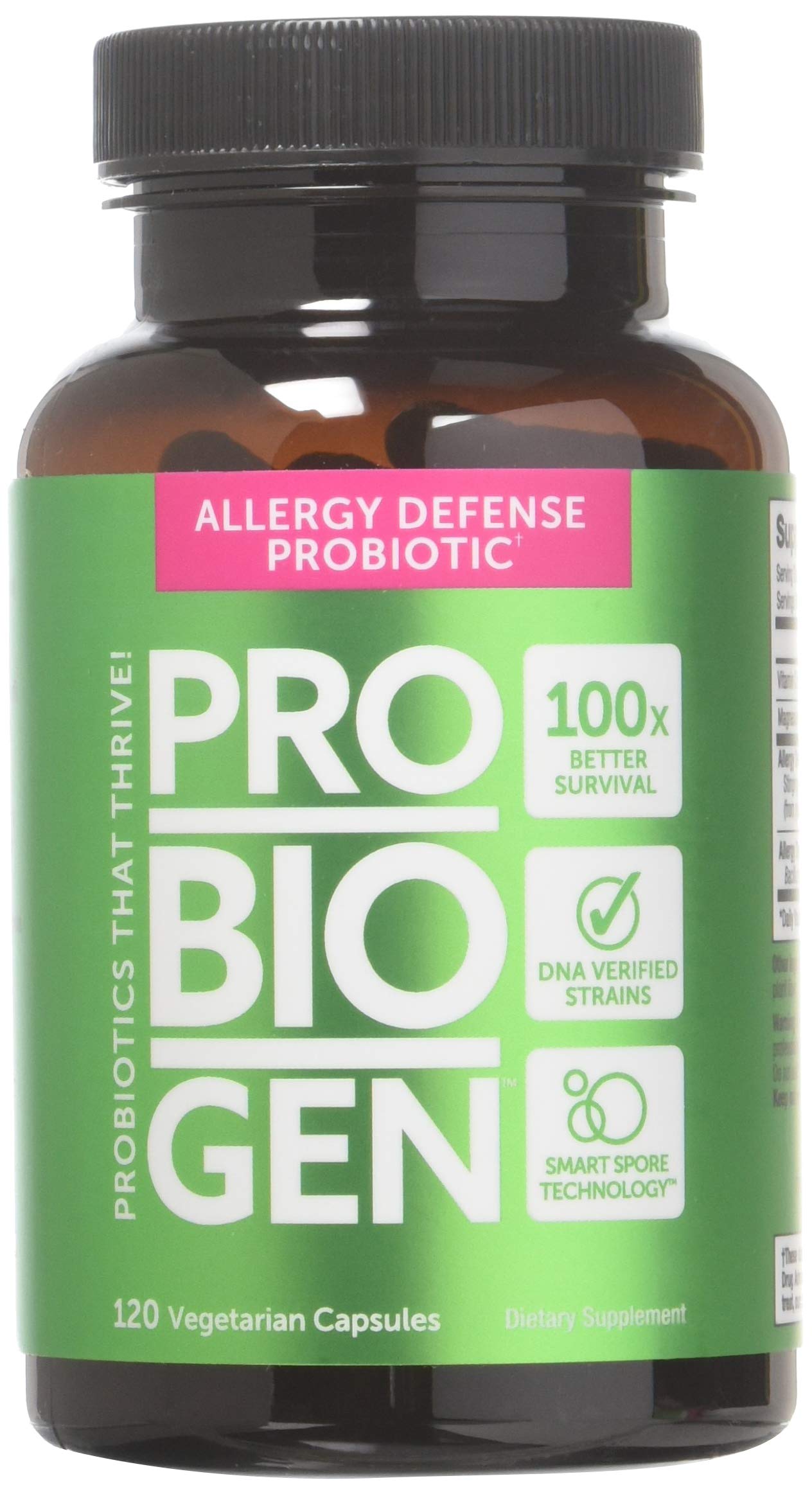 Allergy Defense Probiotic Capsules, 120 Count