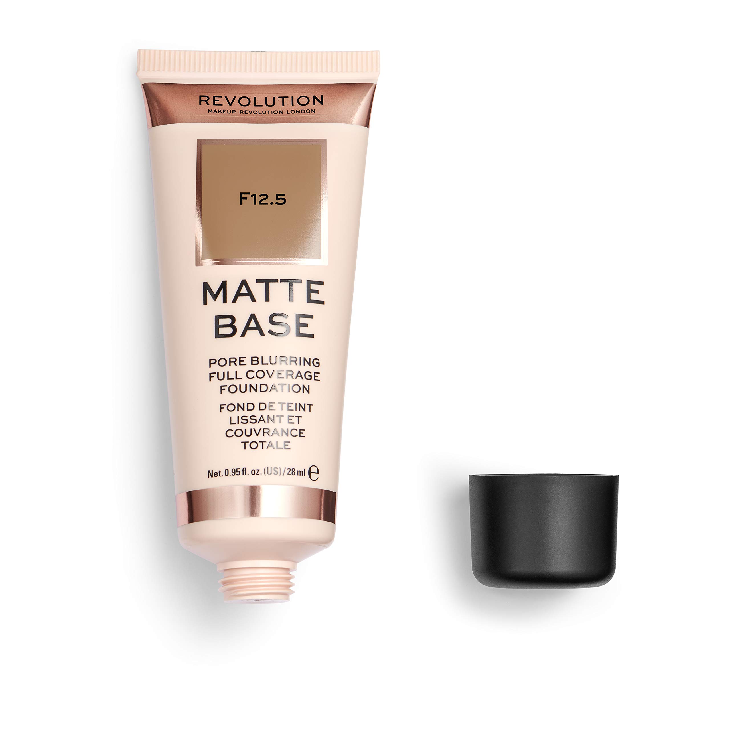 Makeup Revolution Matte Base Foundation 28 ml, F12.5