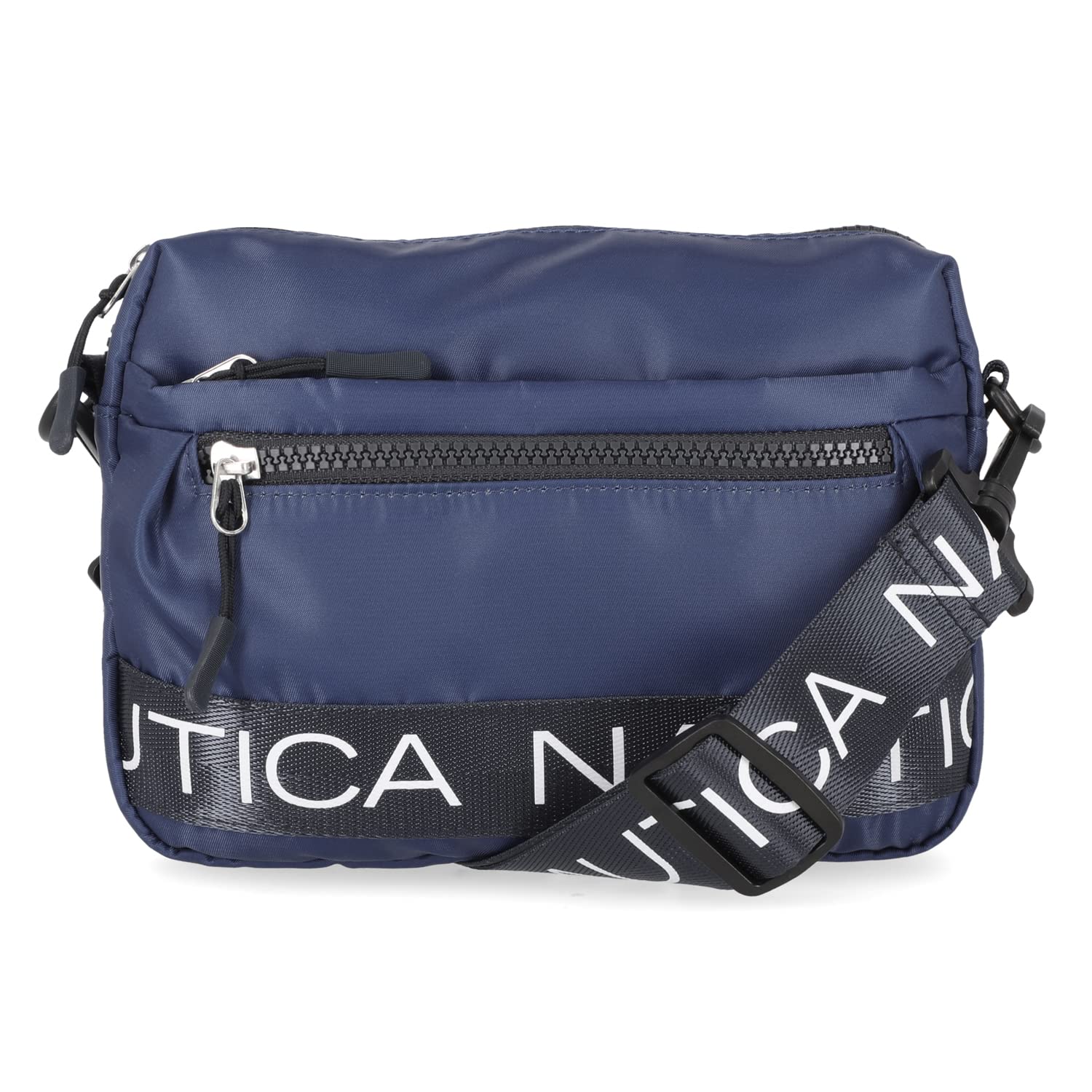 NauticaNylon Bean Crossbody/Belt Bag with Adjustable Shoulder Strap, Indigo