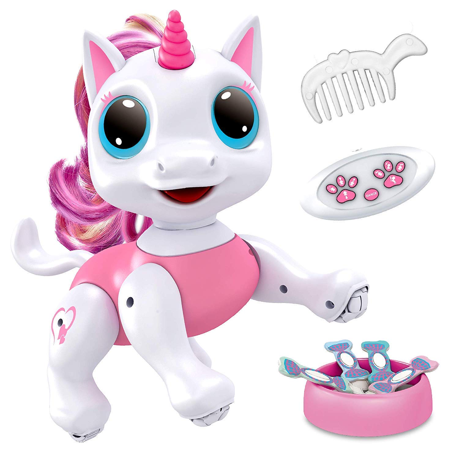 Power Your Fun (Unicorn) - Robo Pets Unicorn Toy Robot Pet - Remote Control Robot Toy, Smart RC Robot Unicorn Gifts for Girls