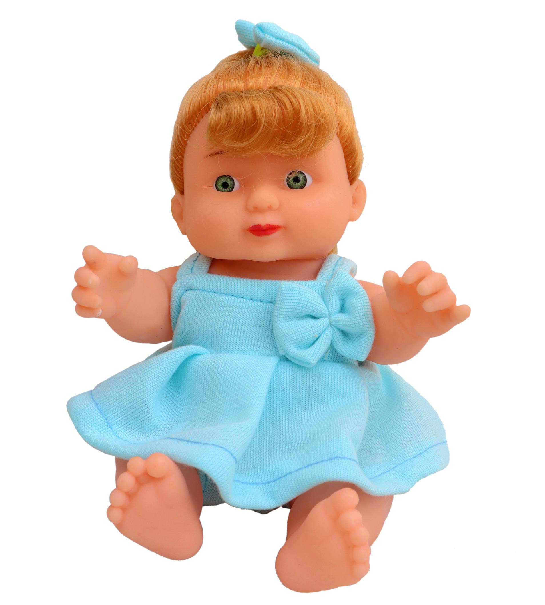 Toyshine 8 inches Realistic Jinny Baby Doll Girl, Sea Green