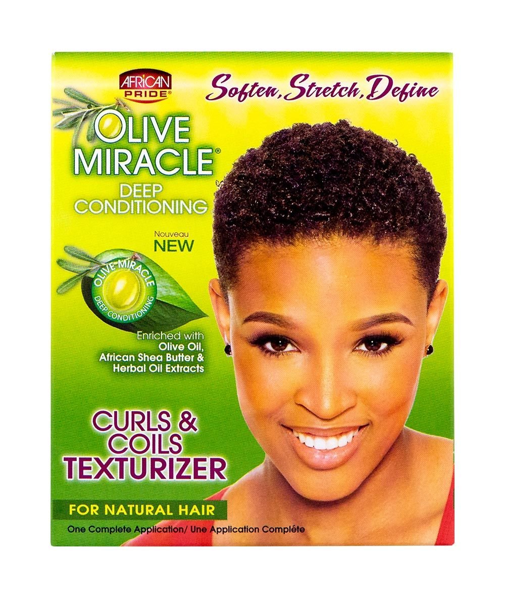 African Pride Olive Miracle Texturizer Kit