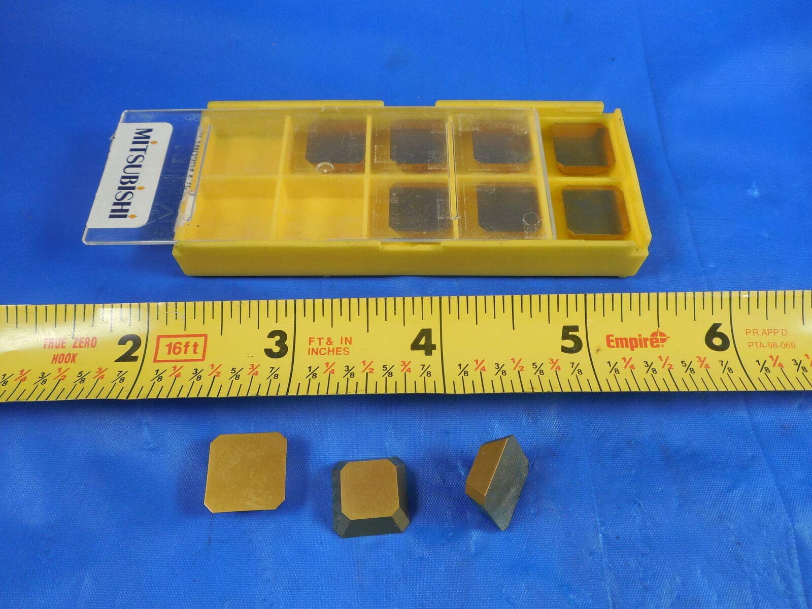 10PCS New MITSUBISHI SEMN104AZEN F620 Carbide Inserts SEMN 43 AZEN TiN MILLING