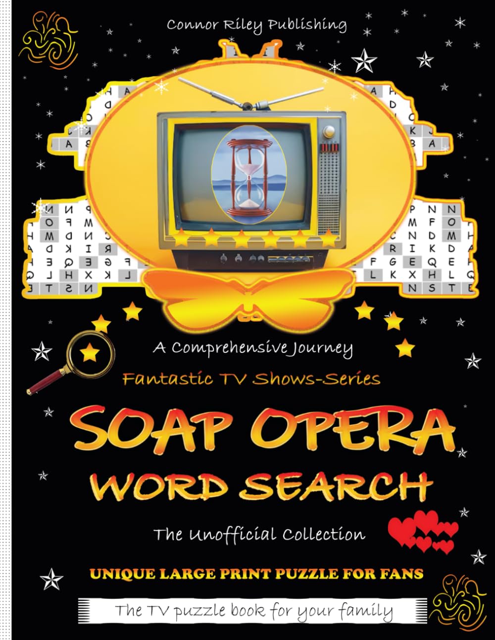 SOAP OPERA WORD SEARCH: Unofficial Collection - Nostalgia TV Journey - Large Print Word Search for Adults, Teens, Kids, Seniors - Eye Strain Relief - ... Series, Movies Puzzle Book - Ideal Gifts