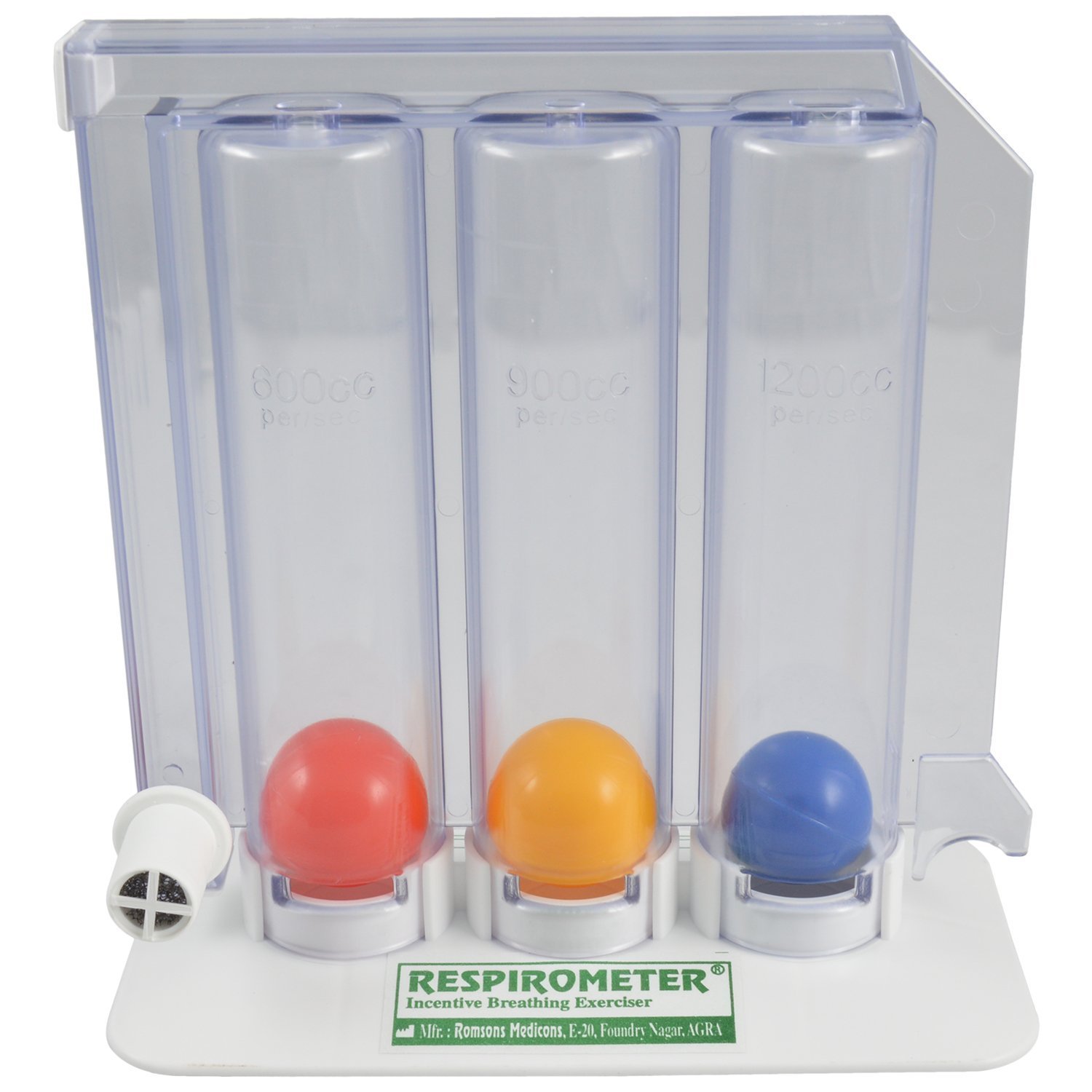 Respirometer respiratory exerciser