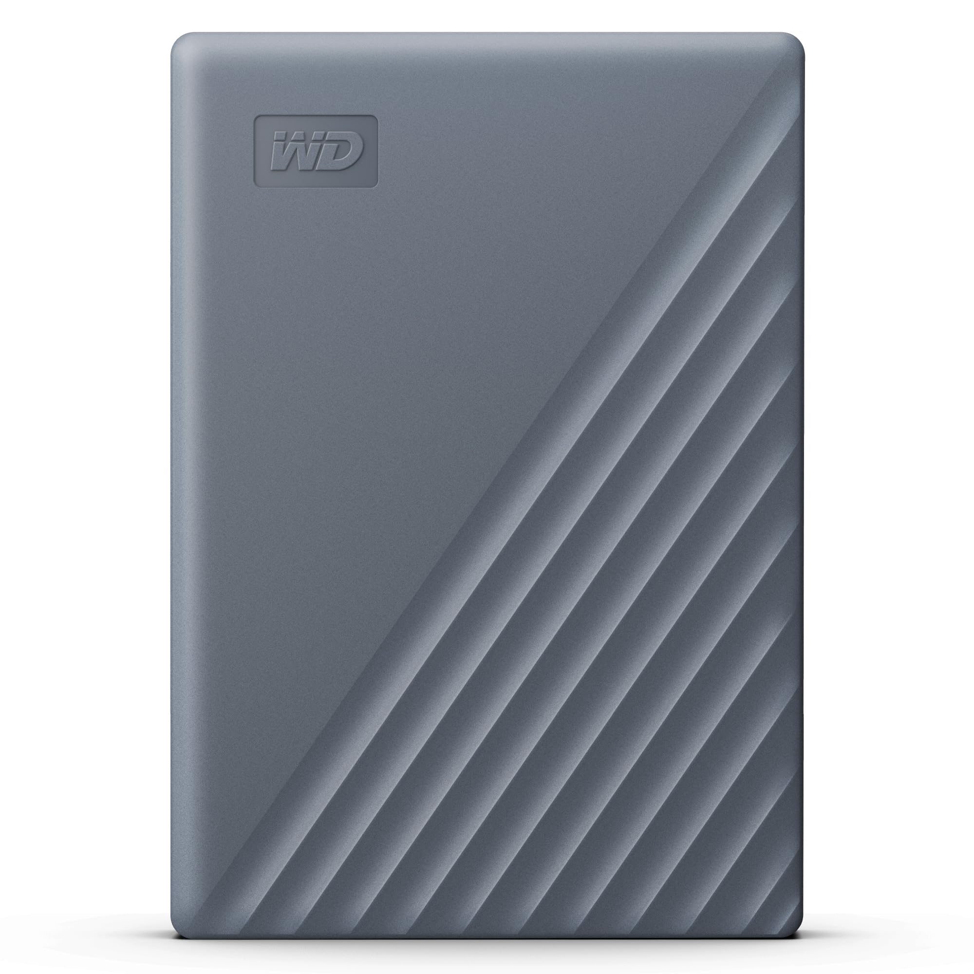 WD 2TB My Passport Hard Drive, Gray,USB C,USB A,exFAT,Password protection,hardware encryption, works with Chromebook badge-WDBWML0020BGY-WESN