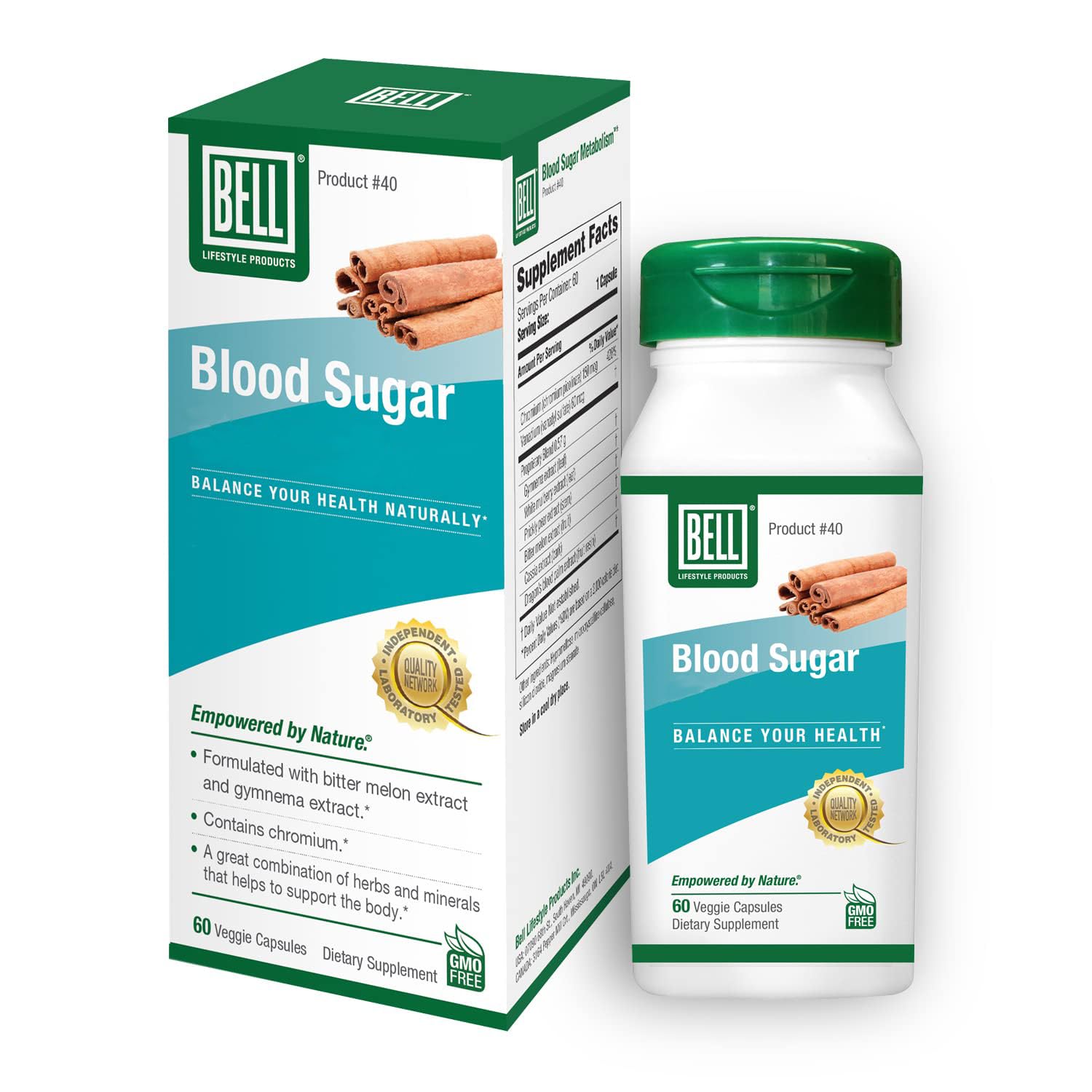 Blood Sugar Metabolism by Bell Lifestyle Products - 60 Capsules