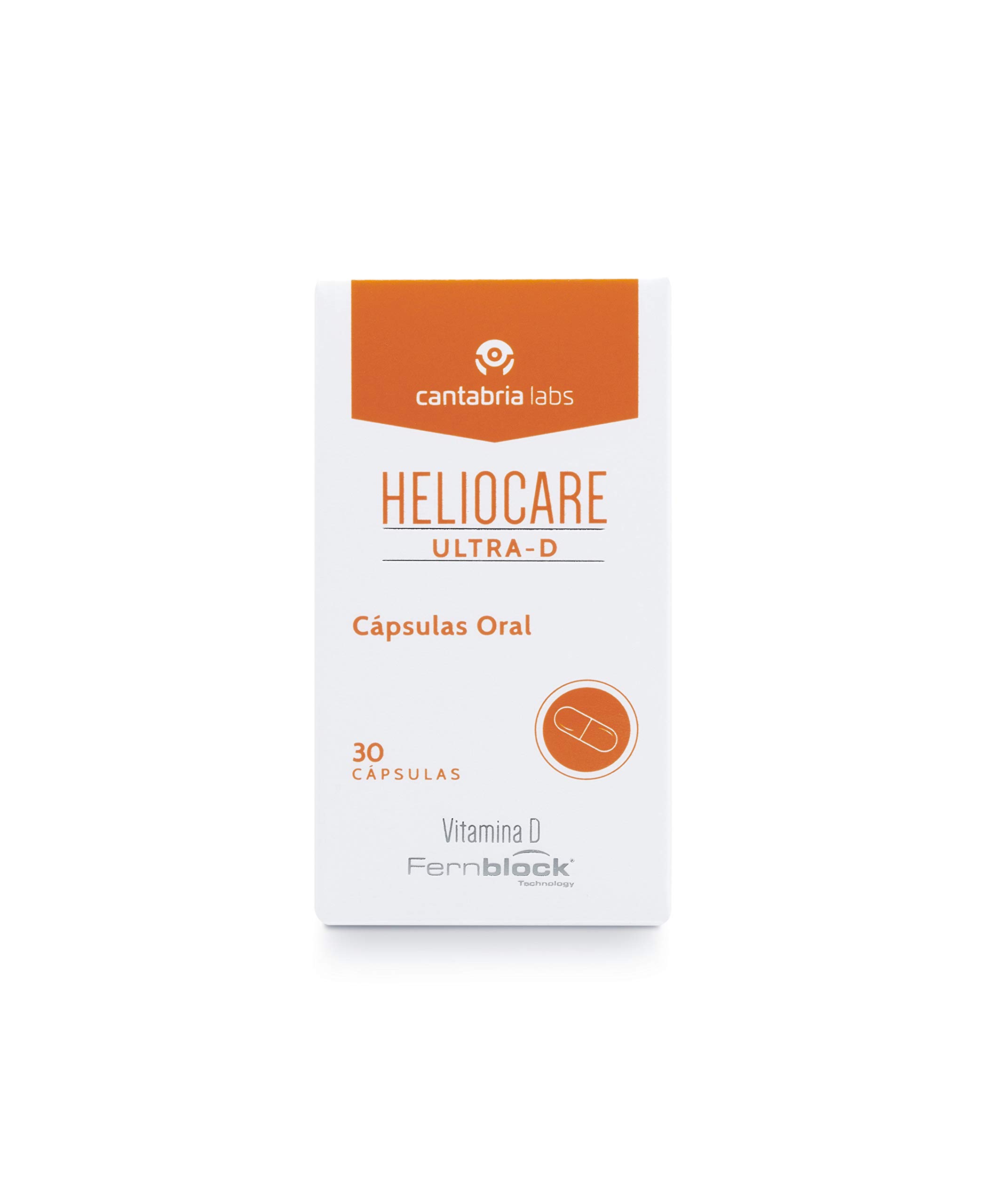 Heliocare® Ultra-D Capsules (30 Capsules) Vitamin D Supplements | Extra Protective Skin Care Boost - Prolong Suntan and Prevent Photoageing | Protects Against UVA, UVB, Visible and Infrared Hazards