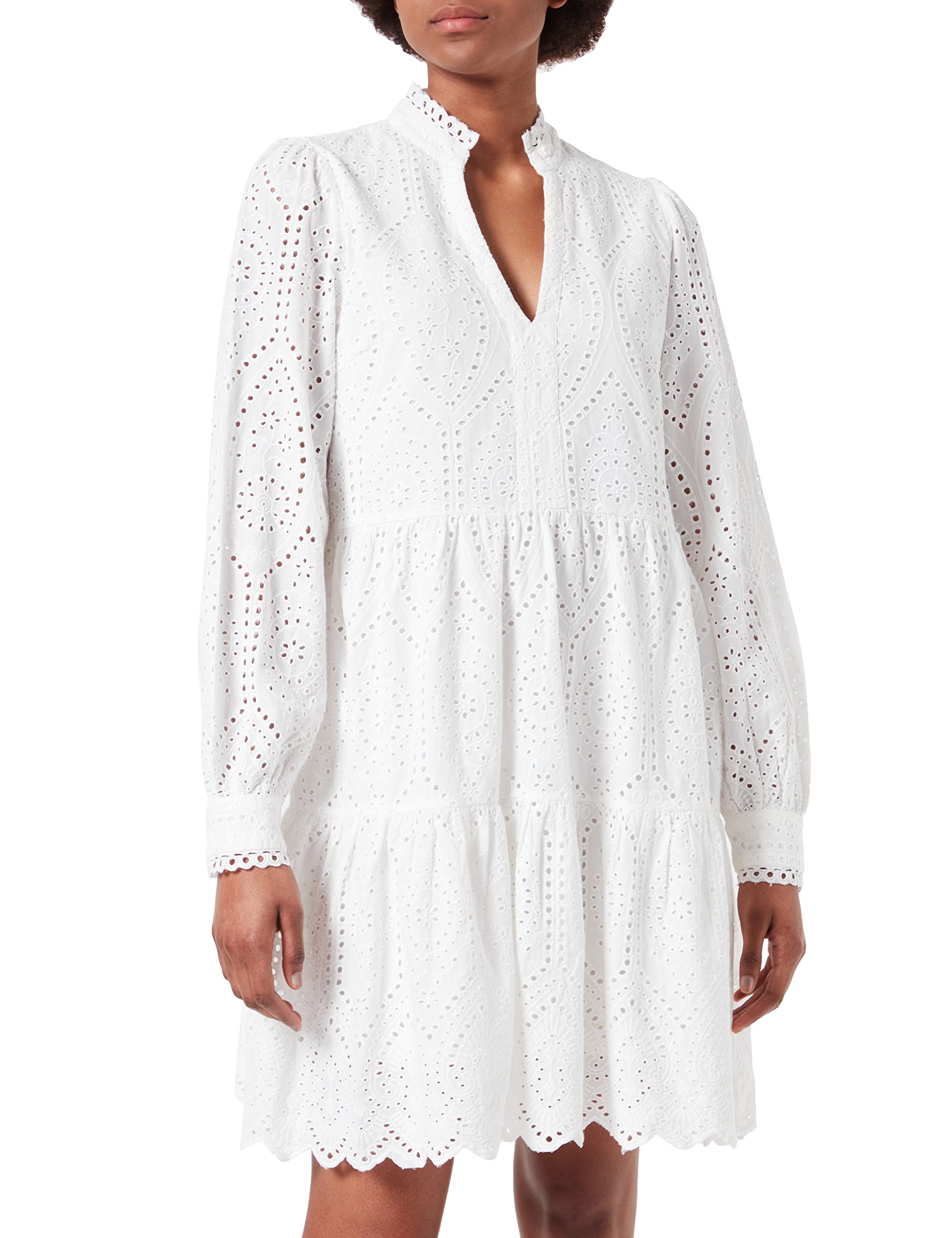 Y.A.S Women's Yasholi Ls Dress S. Noos Tiered dress