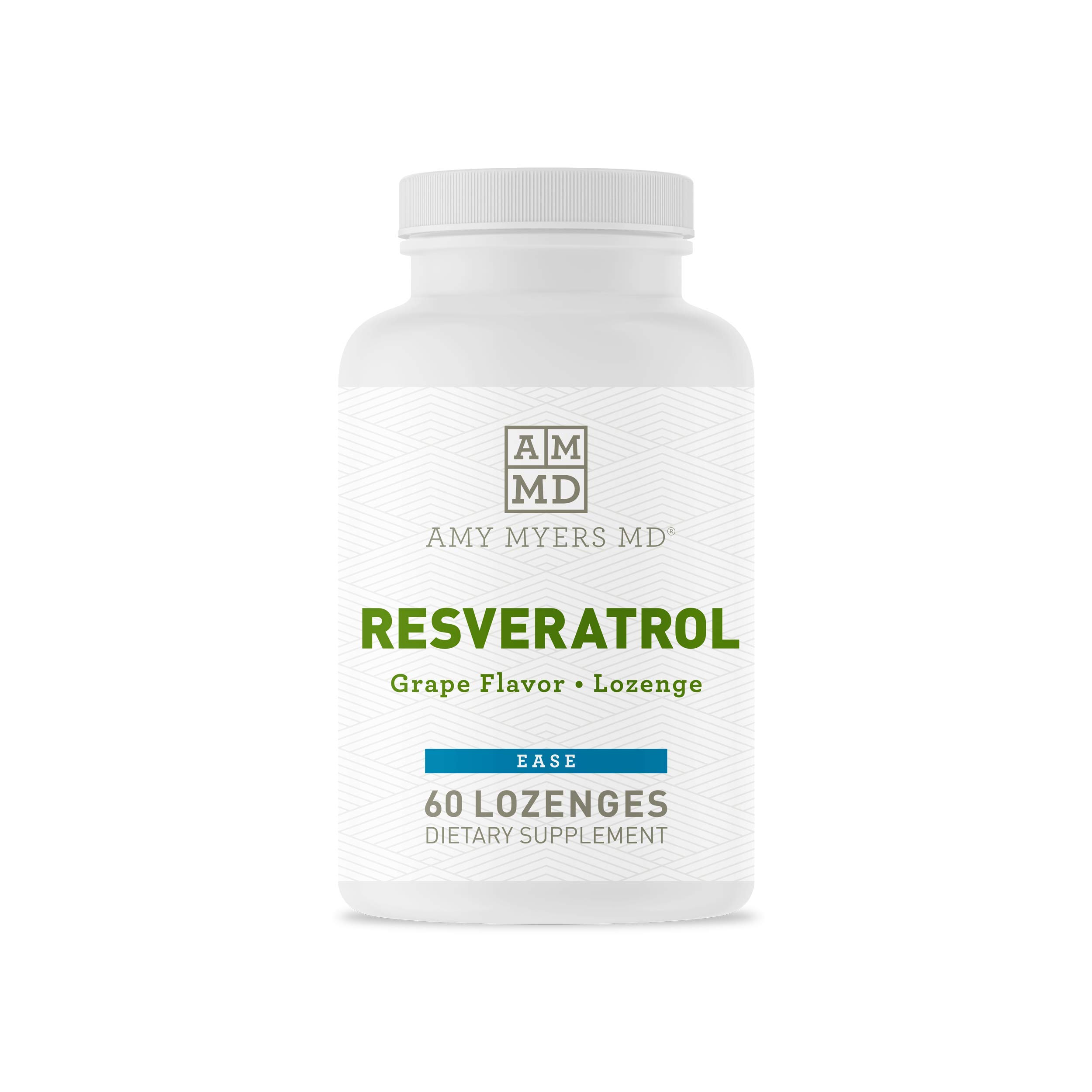 Amy Myers Resveratrol Supplement - Free Radical Scavenger to Support Immune System, Heart Health & Aging - Antioxidant Supplement to Balance Inflammatory Response & Support Blood Circulation, 60 Caps