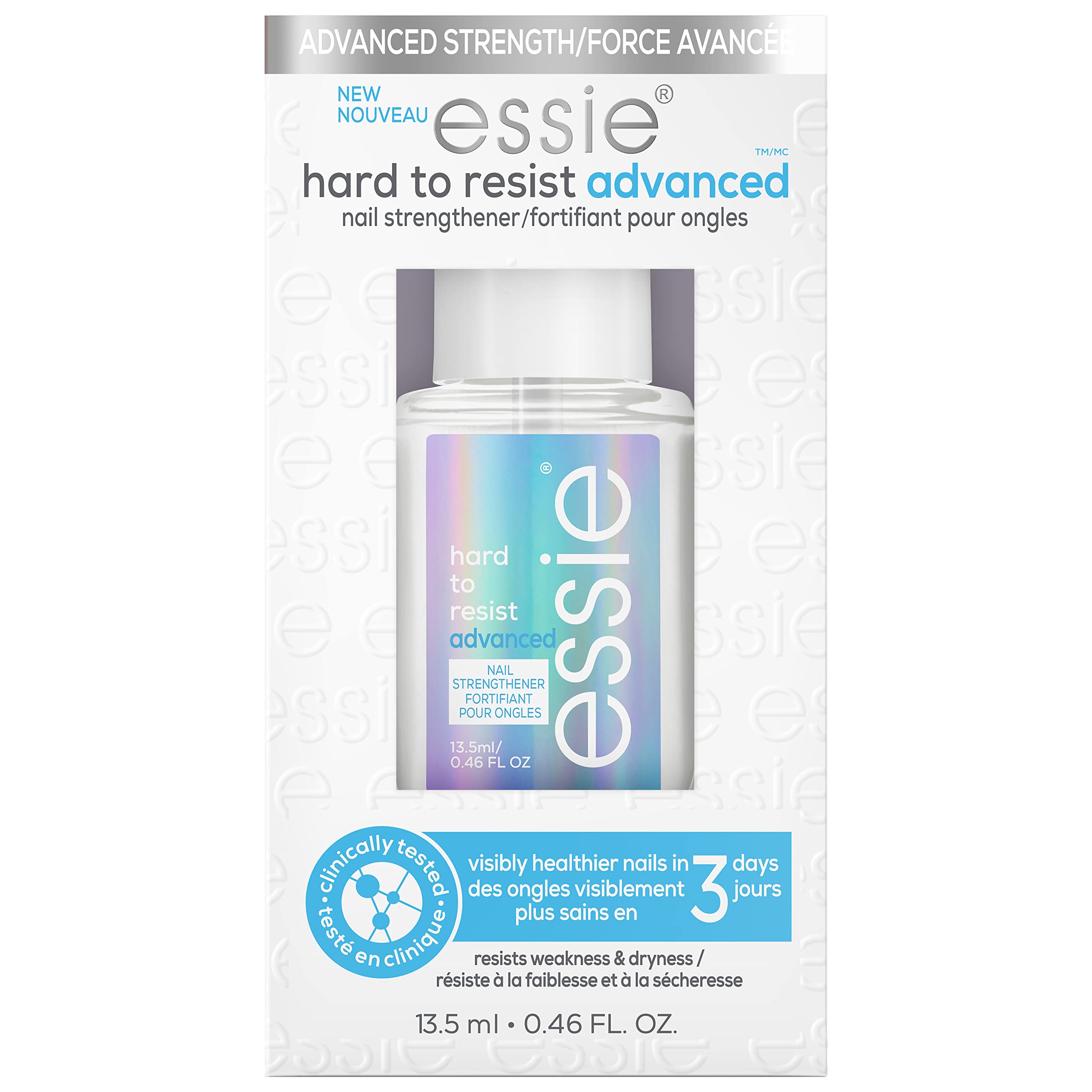 essie nail care, strengthener treatment, vegan, Hard To Resist Advanced, 0.46 fl oz