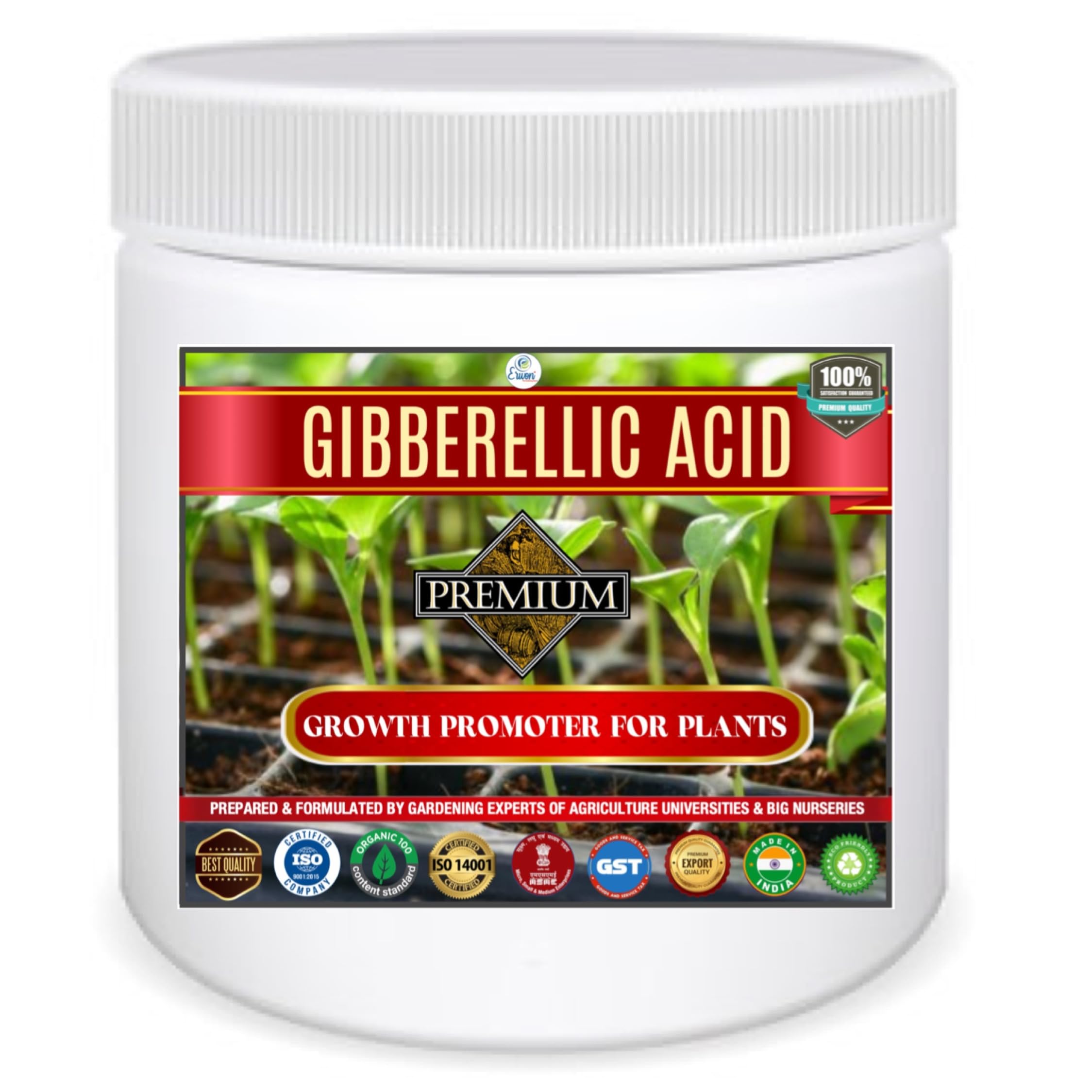 Erwon Gibberellic Acid, Premium Essential Powerful Organic Growth Booster Powder For Plants(10 Gm)