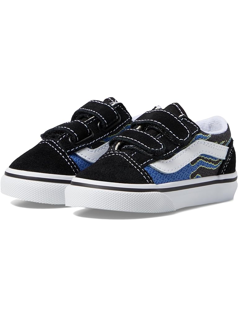 Black Vans Kids T Old Skool V (Toddler/Little Kid)