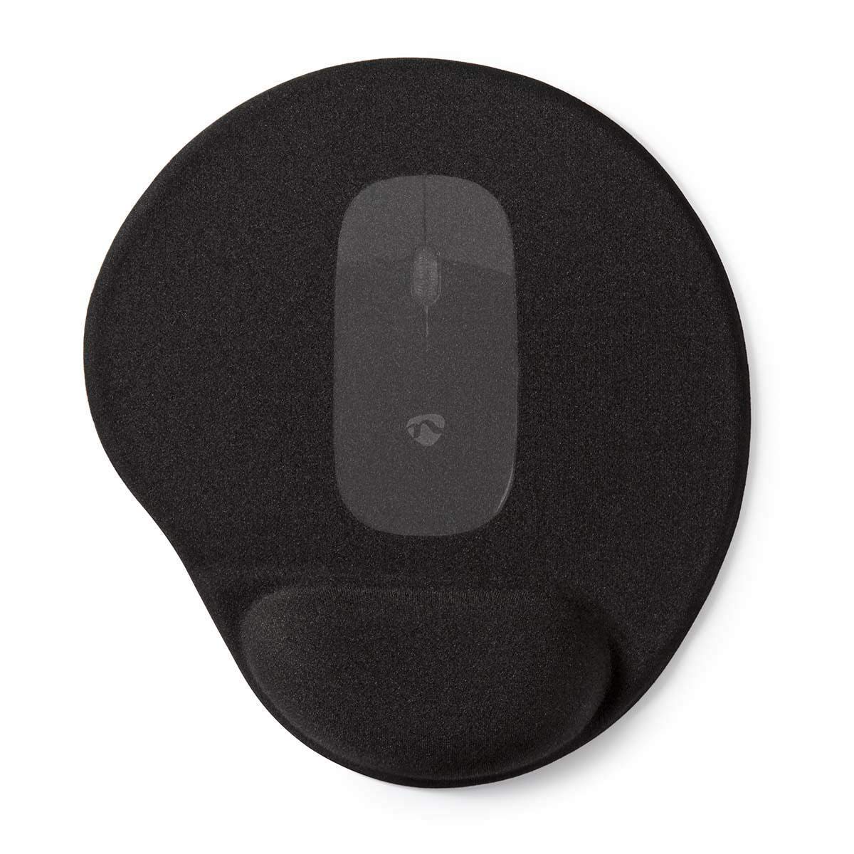 NEDIS Gel Mouse Pad with Wrist Support - Black