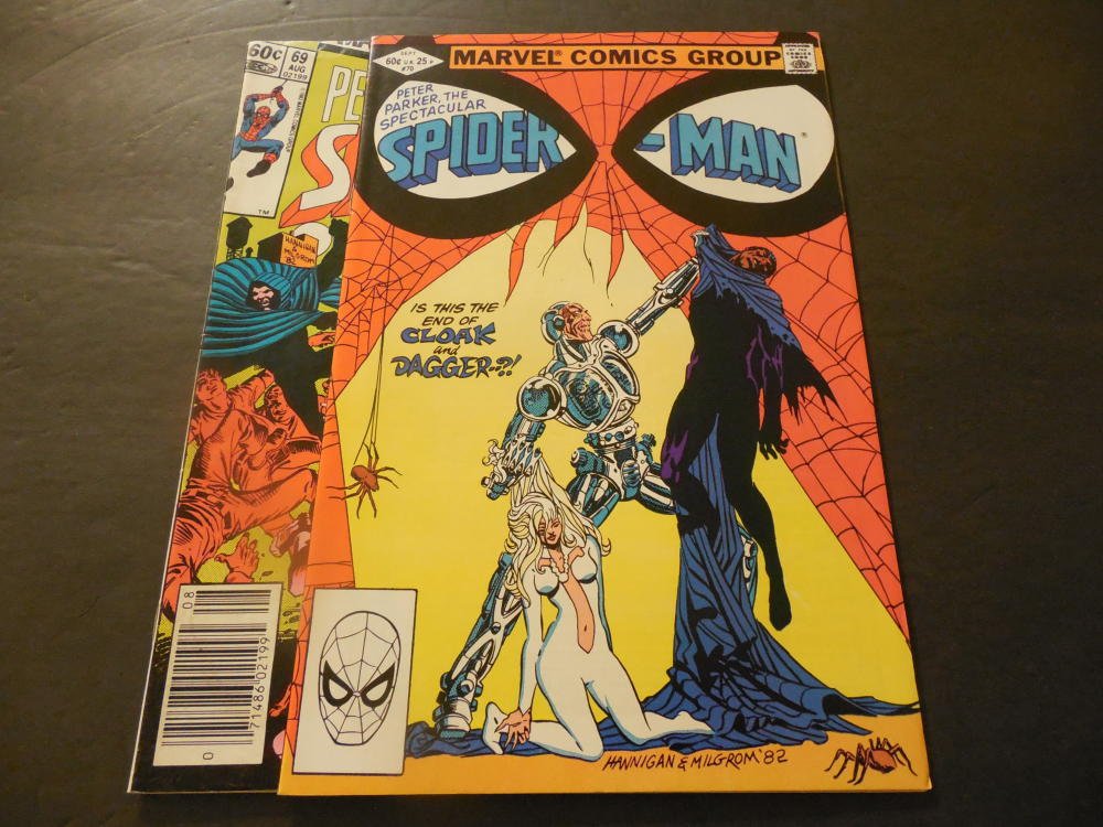 2 Iss Spectacular Spider-Man #69-70 Aug-Sep 1982 Bronze Age Marvel