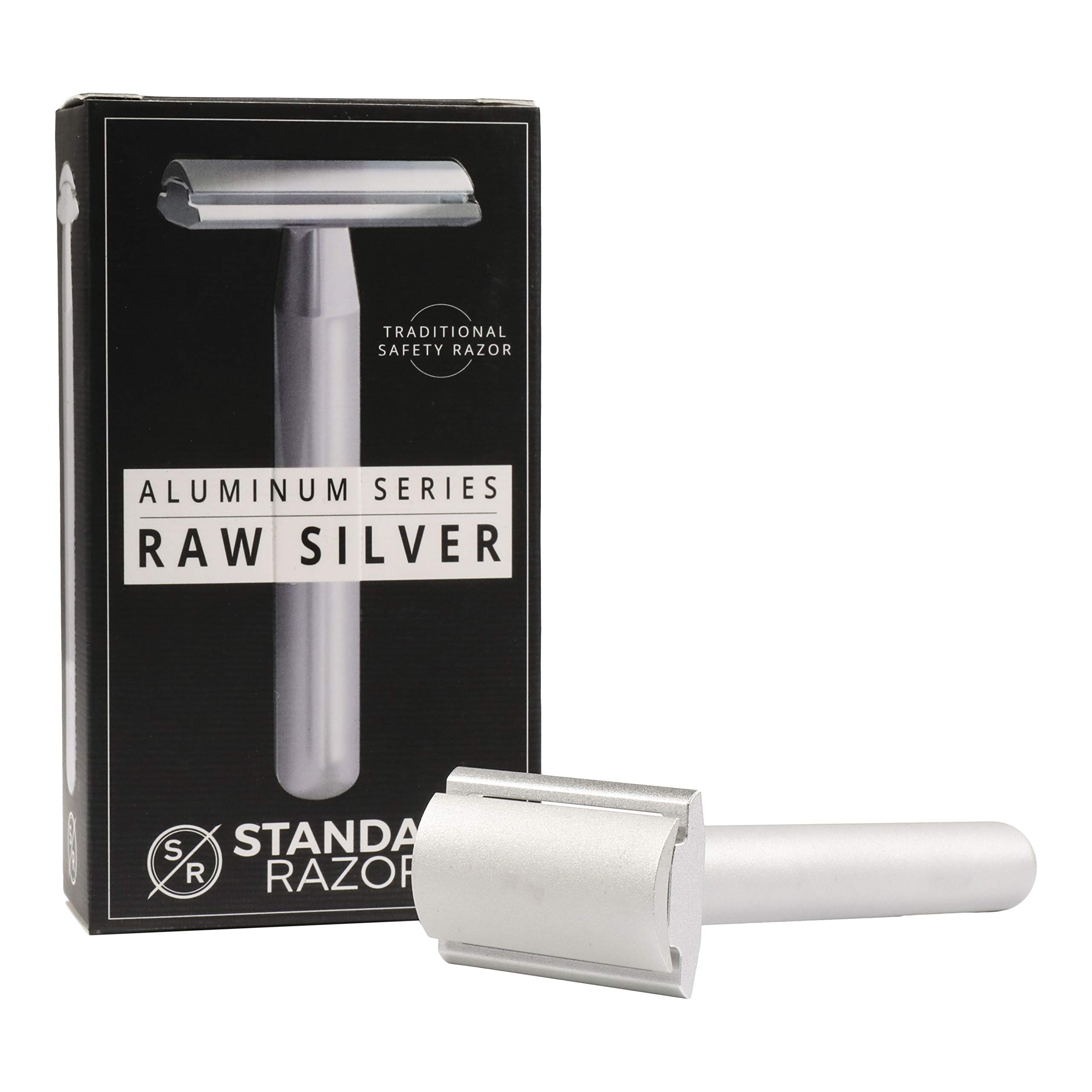 Standard Razors - Aluminum Series - Double Edge Safety Razor (Raw Silver)