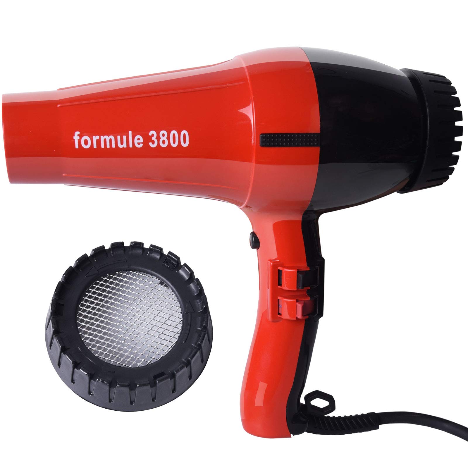 Professional Hair Dryer Formule 3800 Blow Dryer,2000W,High DC Motor,4 Heat/Speed Settings + Cool Shot