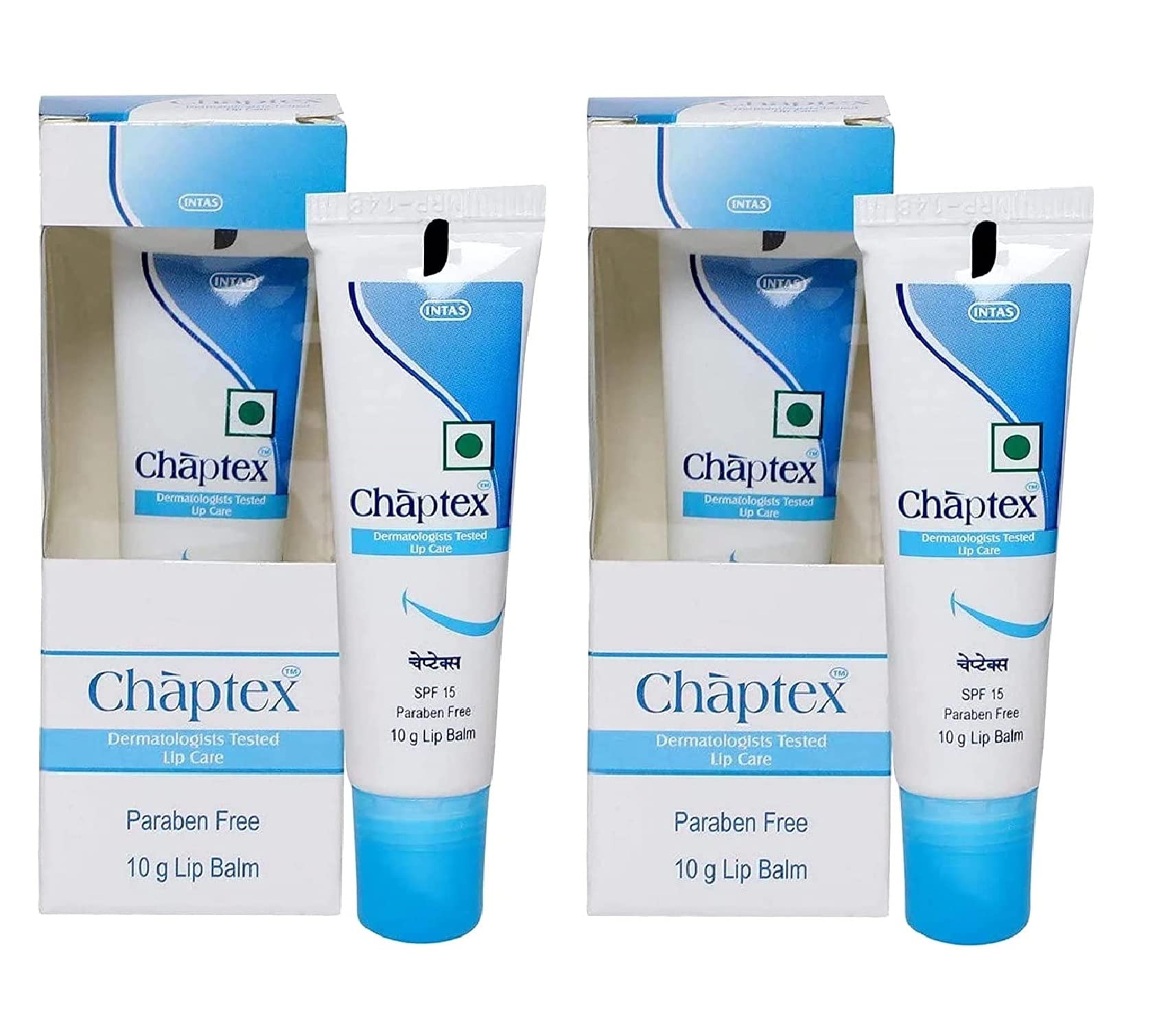 New Chaptex Lip Care Balm (SPF15), 10Gm (Pack Of 2)