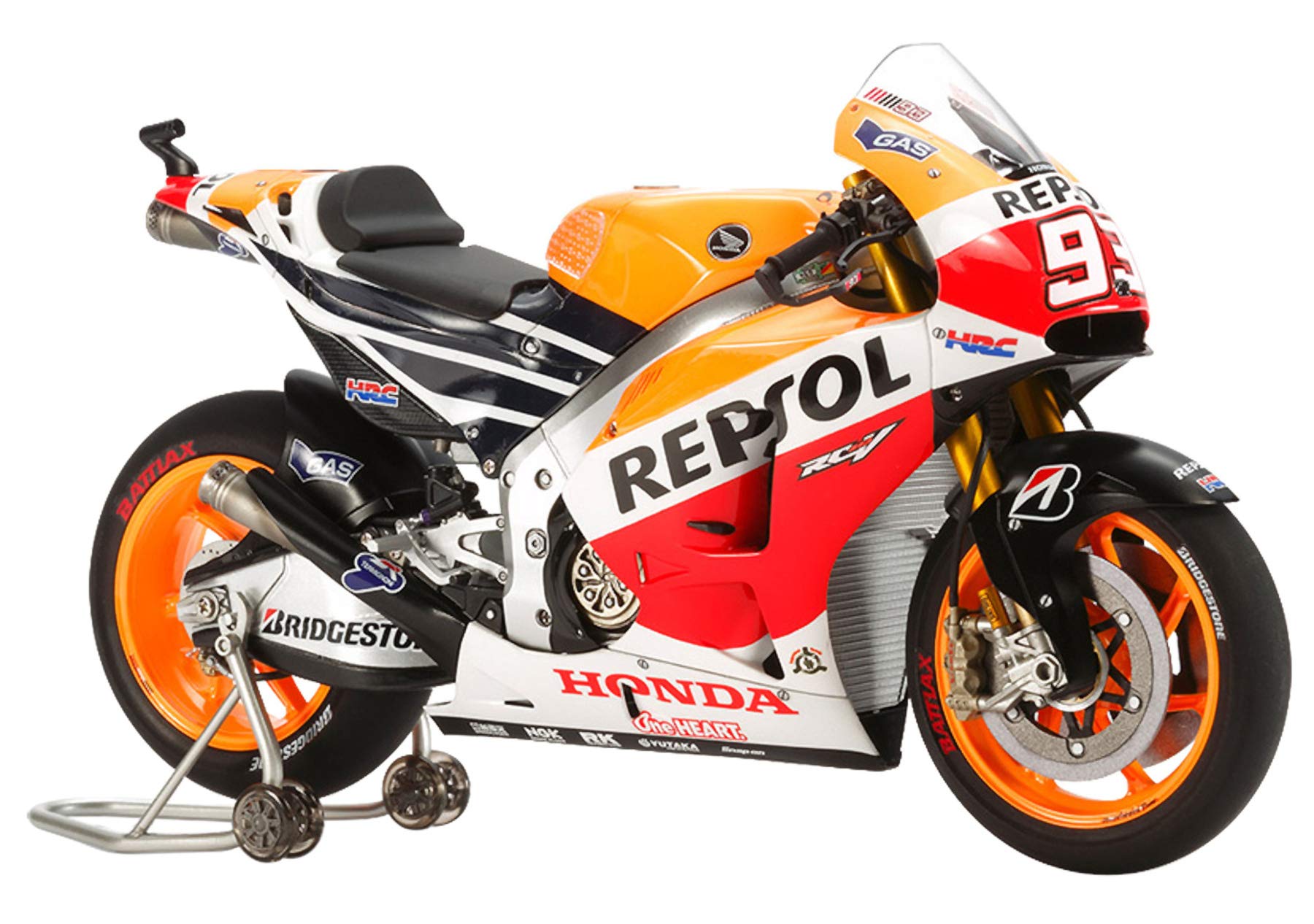 Tamiya TAM14130 1/12 Honda RC213V '14 Motorcycle Plastic 14130 Repsol RC213V4 1:12 Motorbike Model Kit