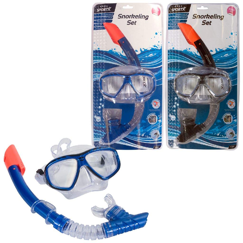 SPORTX Adult Pro Snorkel Set