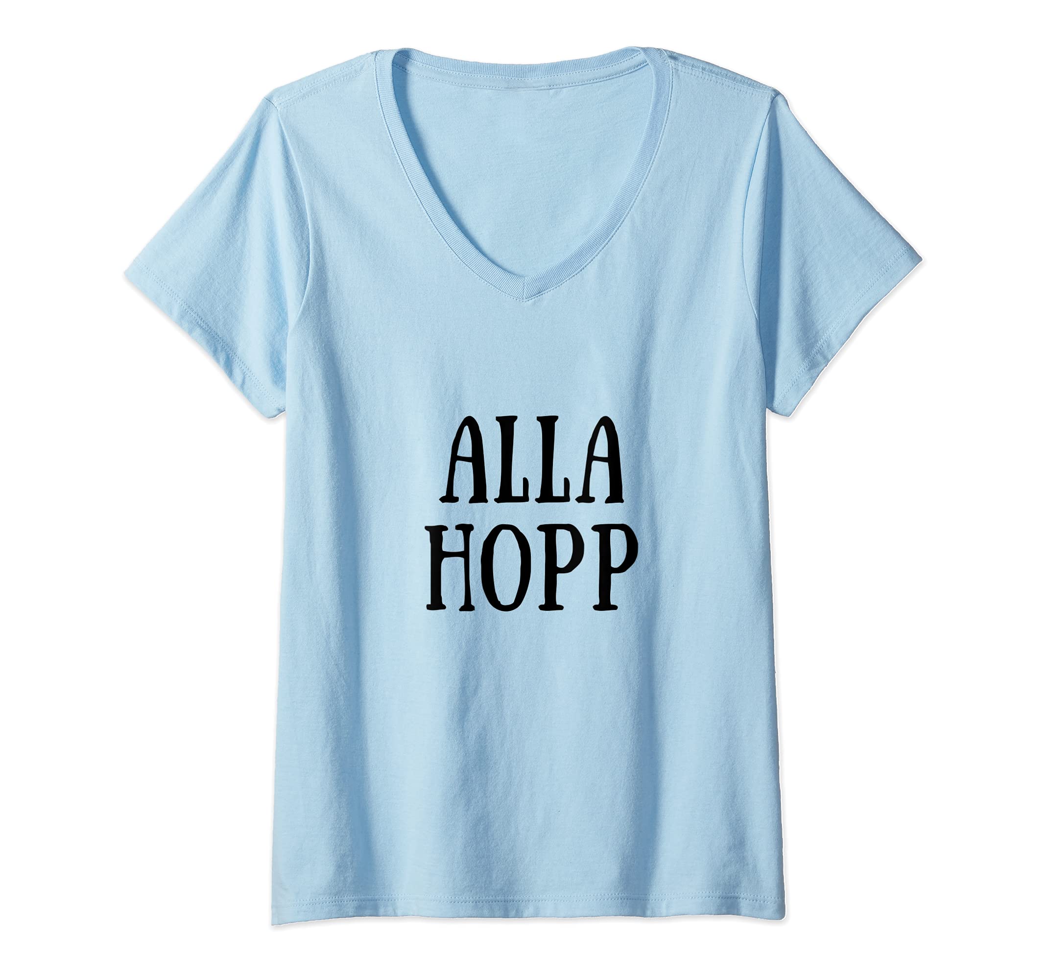 Womens Cool Alla Hopp Design Palatine Palatine Rheinland-Palatinate V-Neck T-Shirt