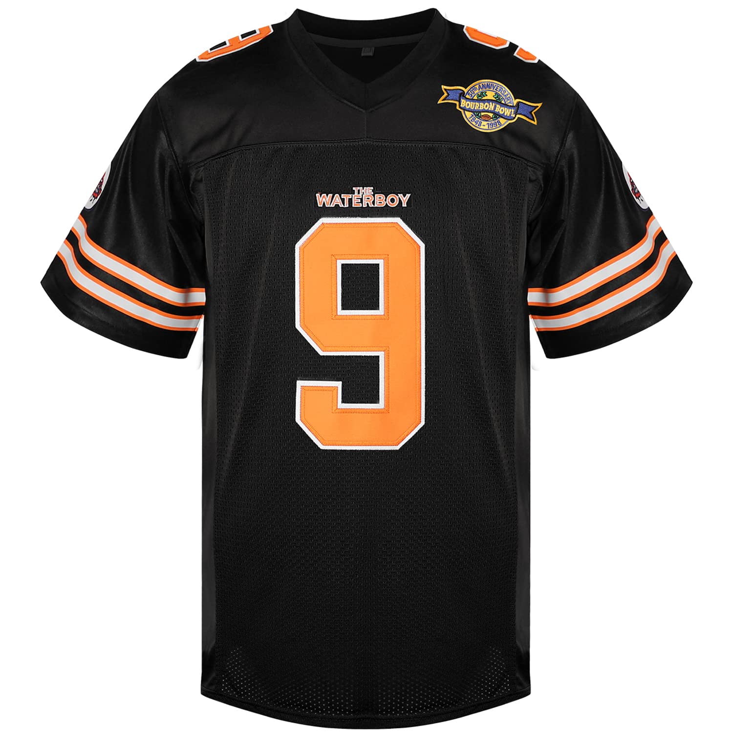 Phoneutrix Bobby Boucher #9 The Waterboy Adam Sandler Movie Mud Dogs Bourbon Bowl Football Jersey