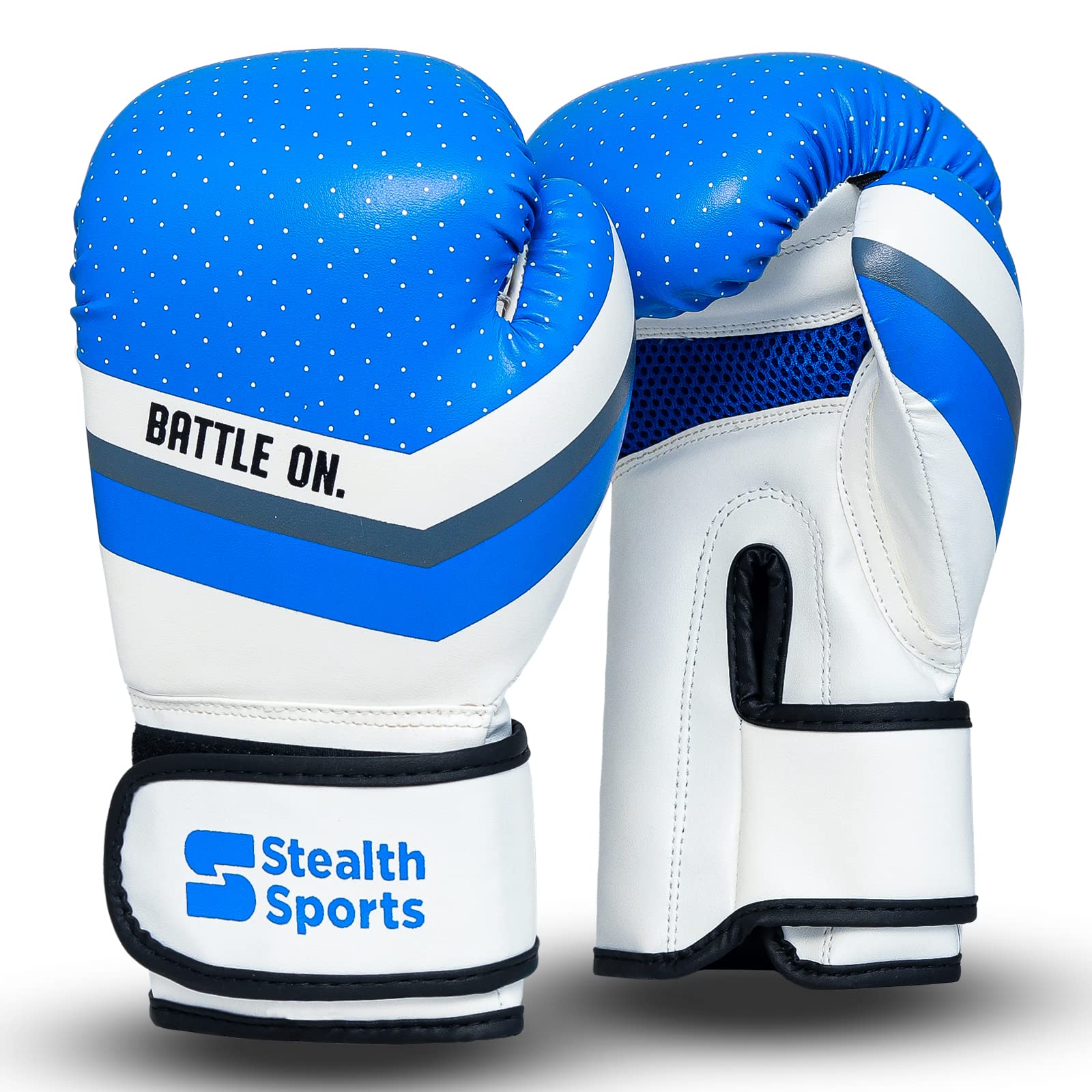 Stealth Sports 6oz Kids Boxing Gloves for Boys & Girls – Soft Padded Junior Training Gloves for aged 6 to 11 Years - Punch Bag, MMA, Kickboxing, Muay Thai, Sparring, Boxing Mitts for Kids