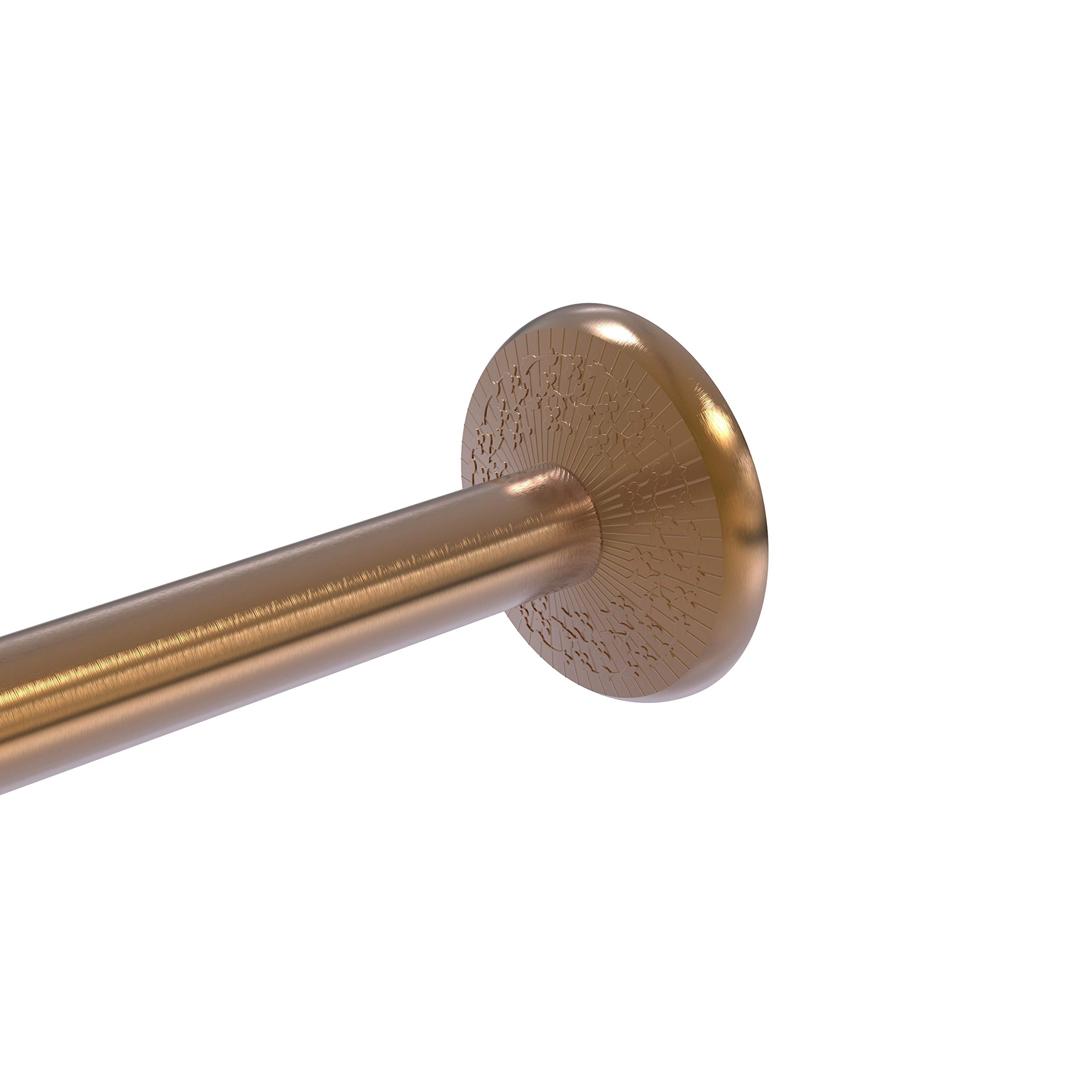 Allied Brass MC-98 Monte Carlo Collection Curtain Shower Rod Bracket, Brushed Bronze