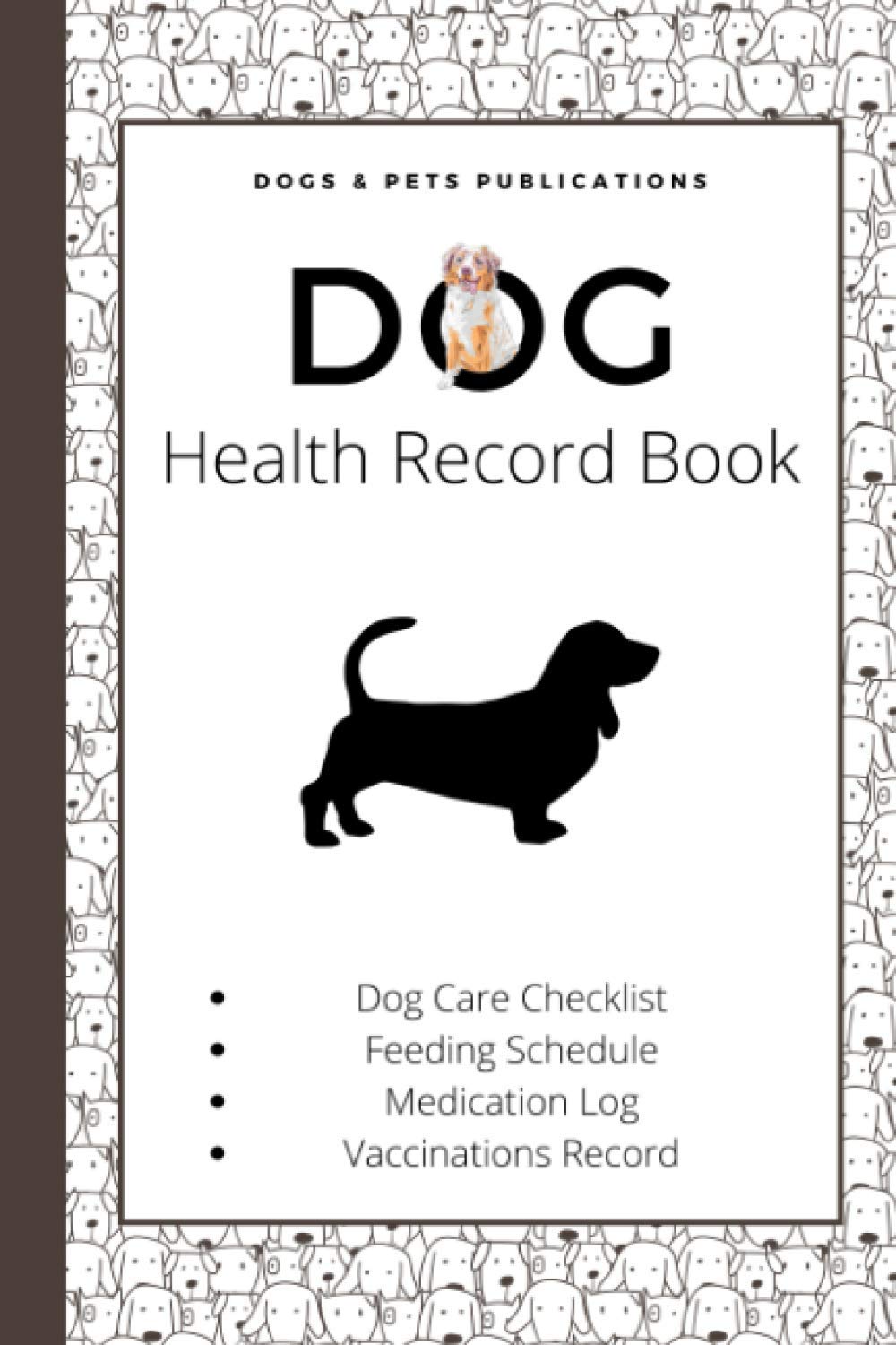 Dog Health Record Book: Basset Hound Lovers Edition | A Gift for Basset Hound Owners and Pet Lovers | The Holistic Dog Log Book for Basset Hound Moms and Dads