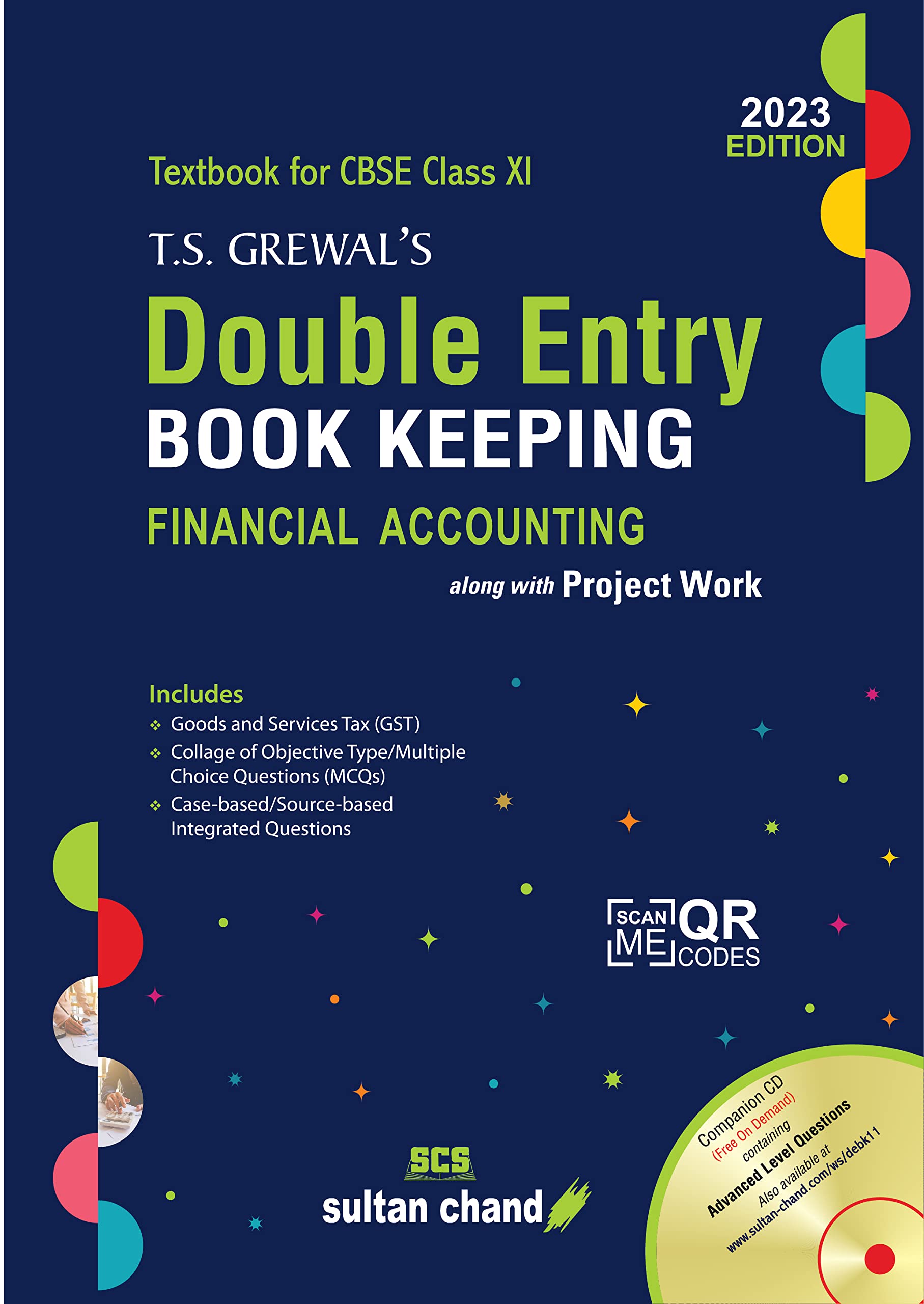 T.S. Grewal'S Double Entry Book Keeping - Financial Accounting: Textbook For Cbse Class 11 (2023-24 Examination) Unknown Binding