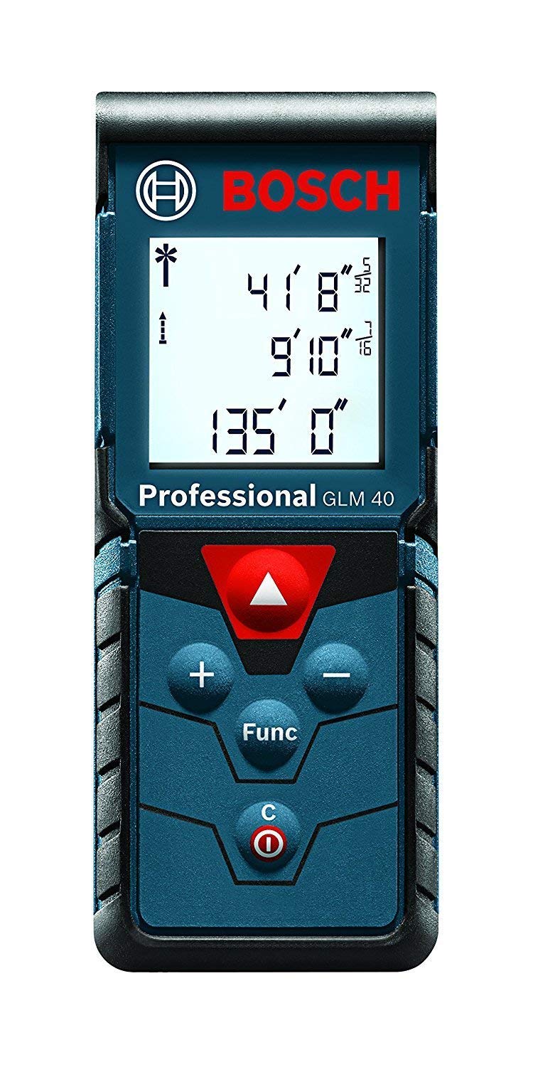 Bosch Glm 40 Laser Distance Measurer, Blue