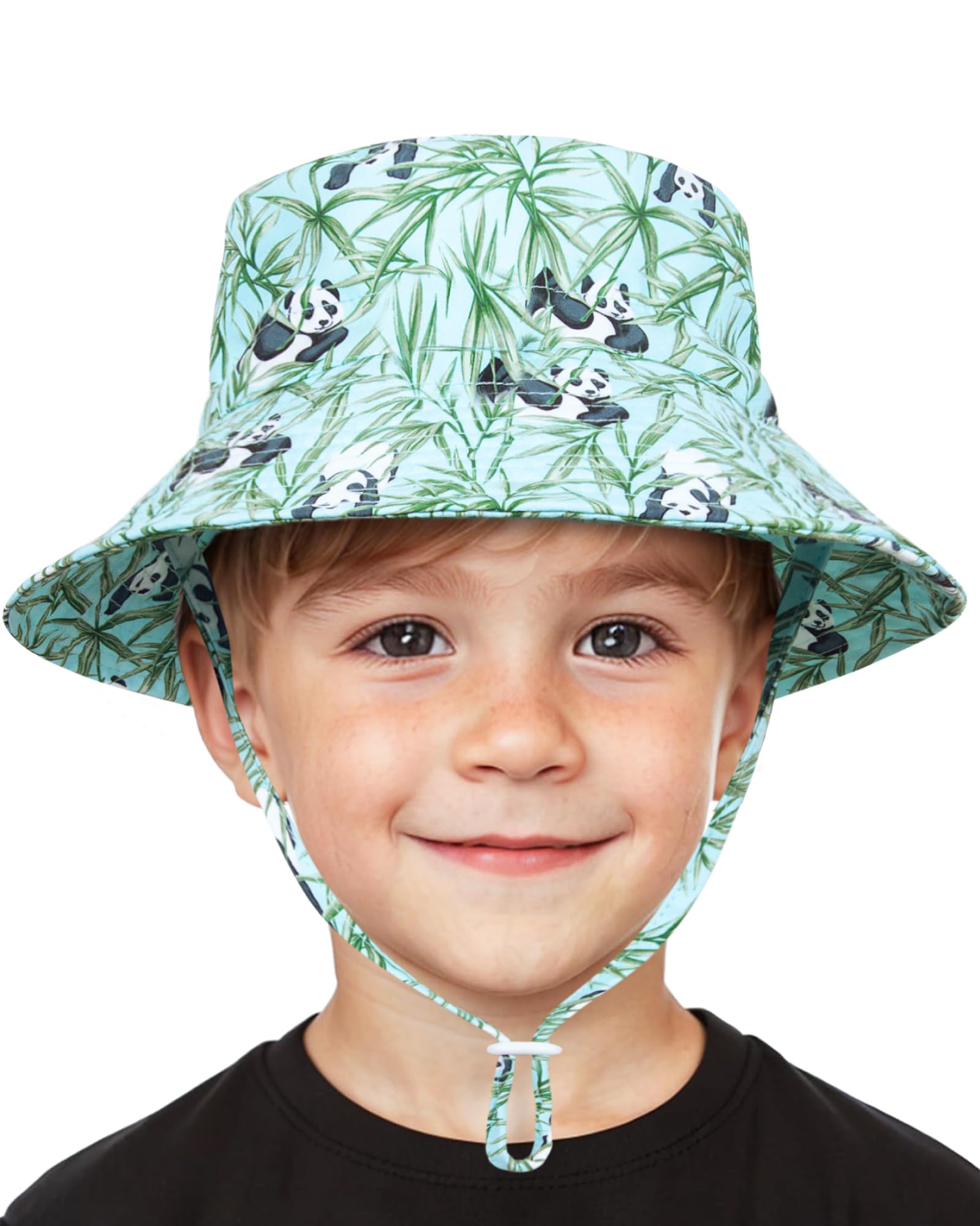 Baby Sun Hat UPF 50+ Sun Protection Hats Toddler Bucket Hat Kids Summer Beach Hats Wide Brim Outdoor Play Hat for Boys Girls