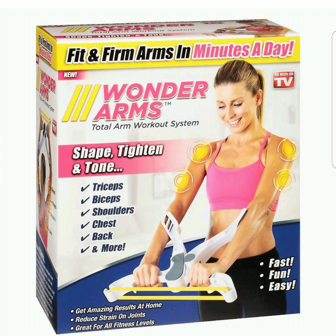 Wonder Arms Total Workout System Resistance Training Bands Lady Gym Tool