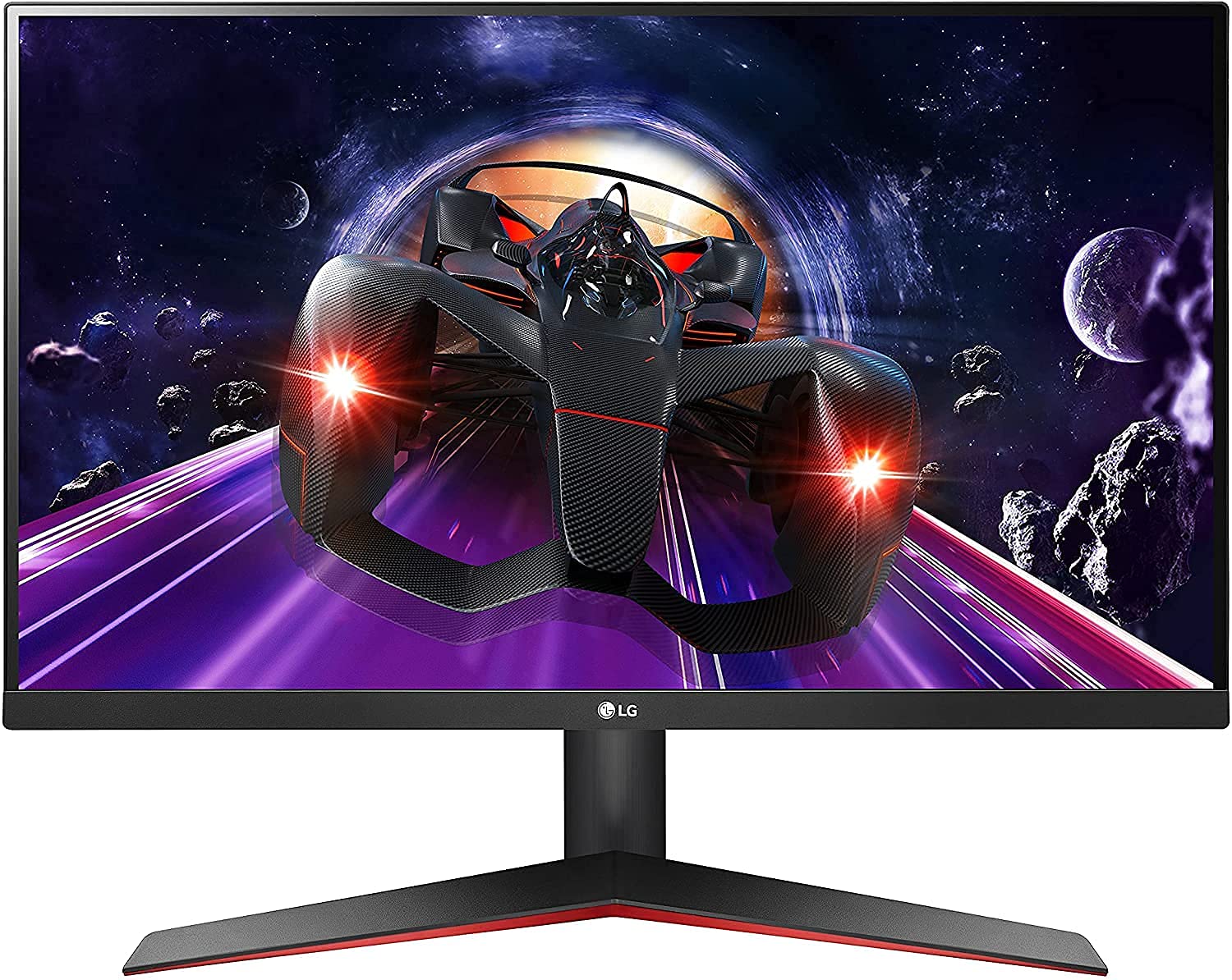 LG 27MP60G-B 27-inch Full HD IPS Monitor with AMD FreeSync and 1ms Response Time, Borderless Design - Black