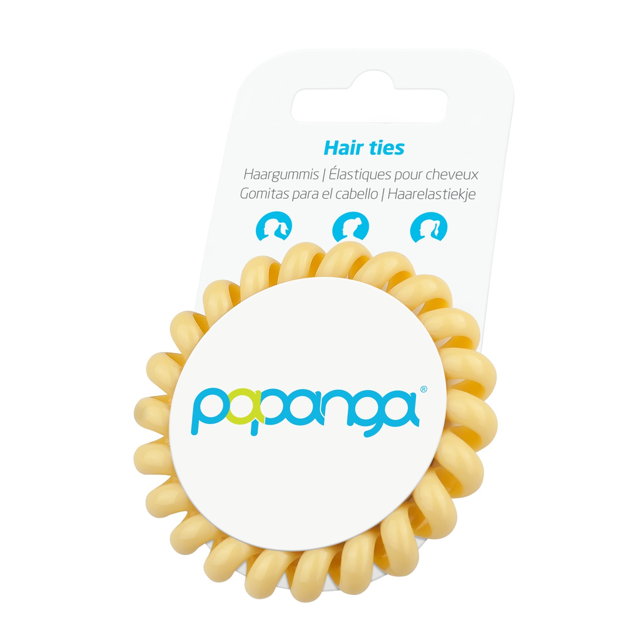 Original Papanga® spiral hairbands, Classic Edition, size: Big, colour: Vanilla