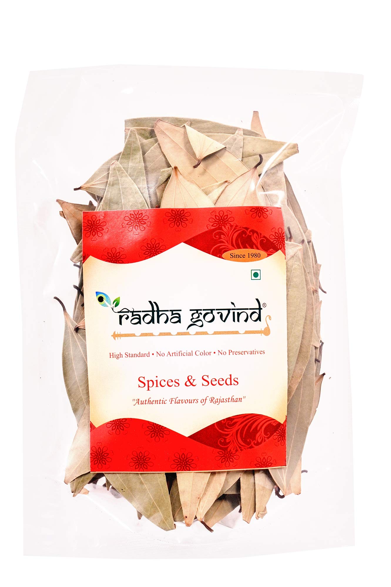 Radha Govind Organic Tej Patta/ Whole Bay Leaf (100)