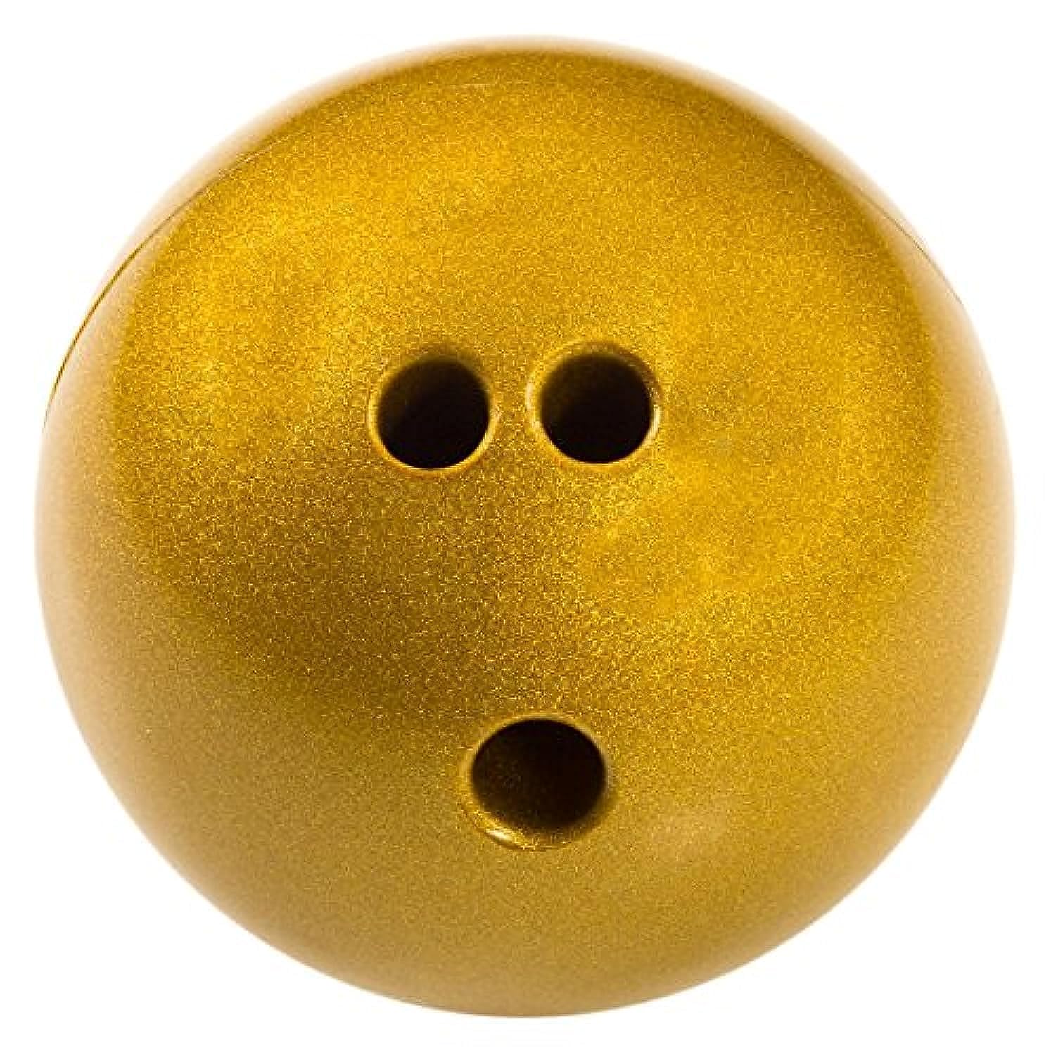 CramerCosom Bowling Balls, With Extra Finger Holes, For Elementary School Physical Education, Special Needs, Youth Party Game, Rubberized Bowling Ball, Kids Bowling Ball, 4 Pounds, Gold Glitter