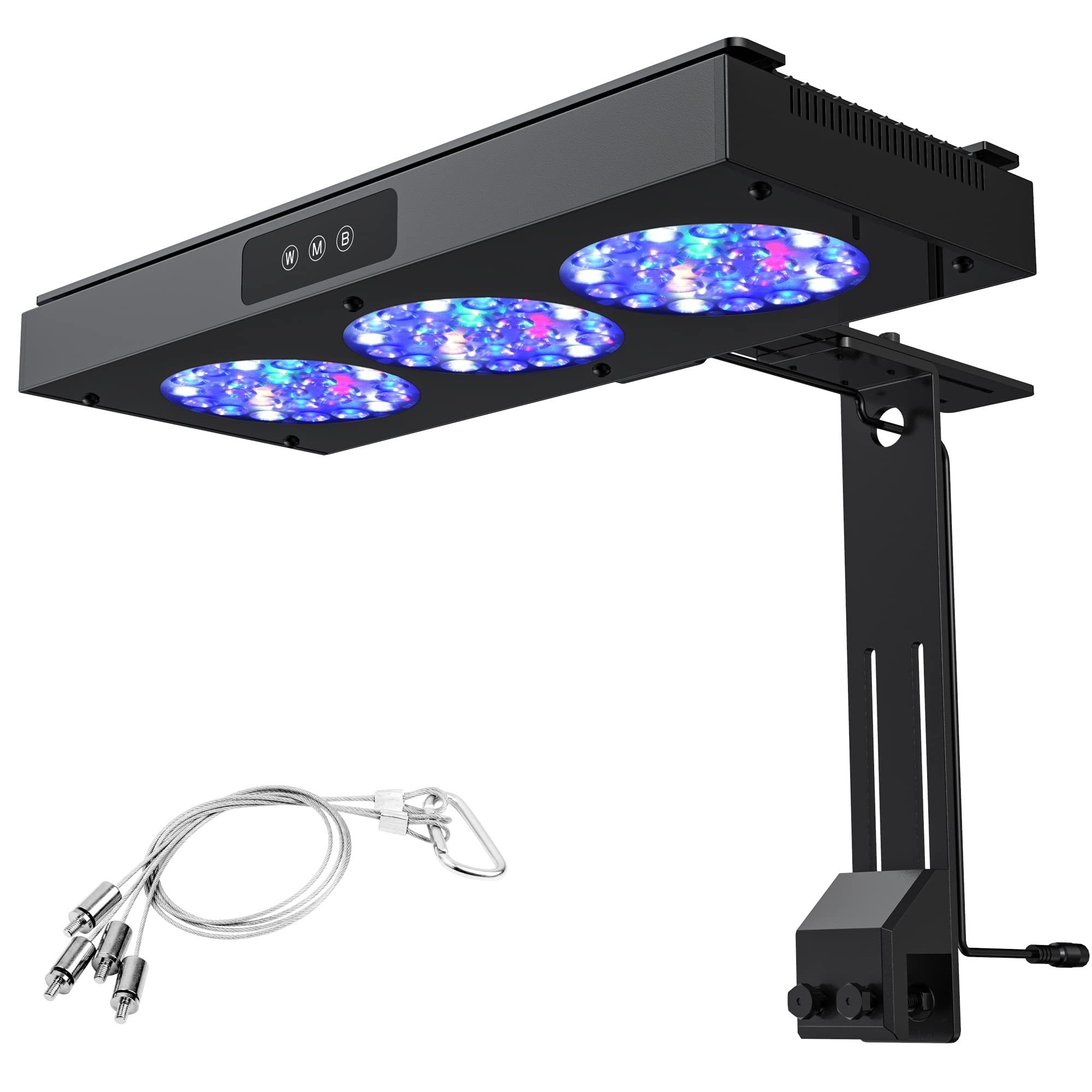 NICREWHyperReef 150W Gen 1 Aquarium LED Reef Light, Dimmable Full Spectrum Marine LED for Saltwater Coral Fish Tanks