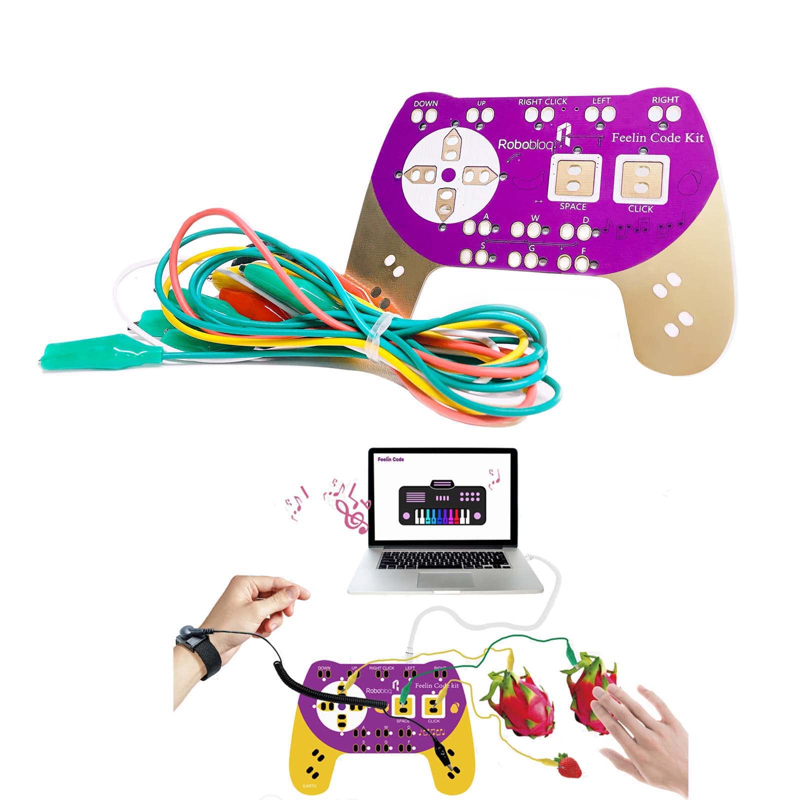 STEM Toys, Science Kits for Kids Age 6+, Circuit Board for Kids, Simple Circuit Kit, Learning Primary Circuit Toy, Use Any Conductor and Hand to Form A Circuit, Invention Kit for Everyone