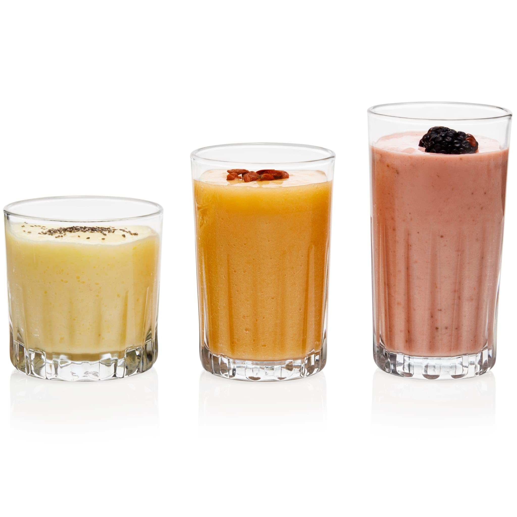 Libbey Brockton 24-Piece Tumbler, Rocks and Juice Glass Set