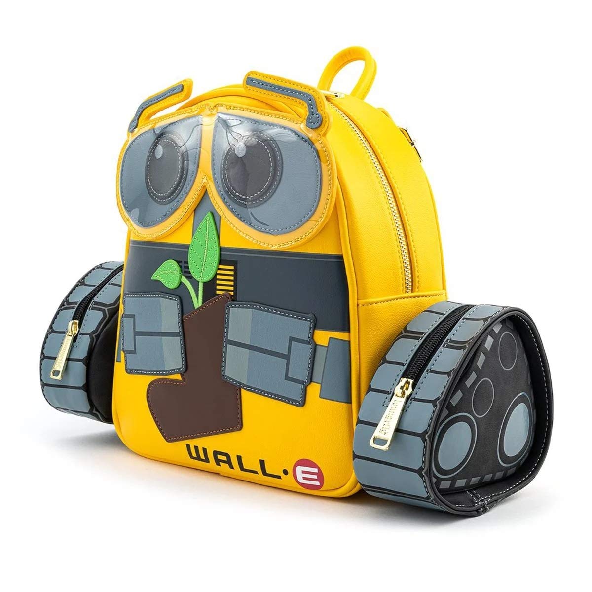 LoungeflyWomen's Pixar WALL-E Plant Boot Mini Backpack (Standard, Yellow)