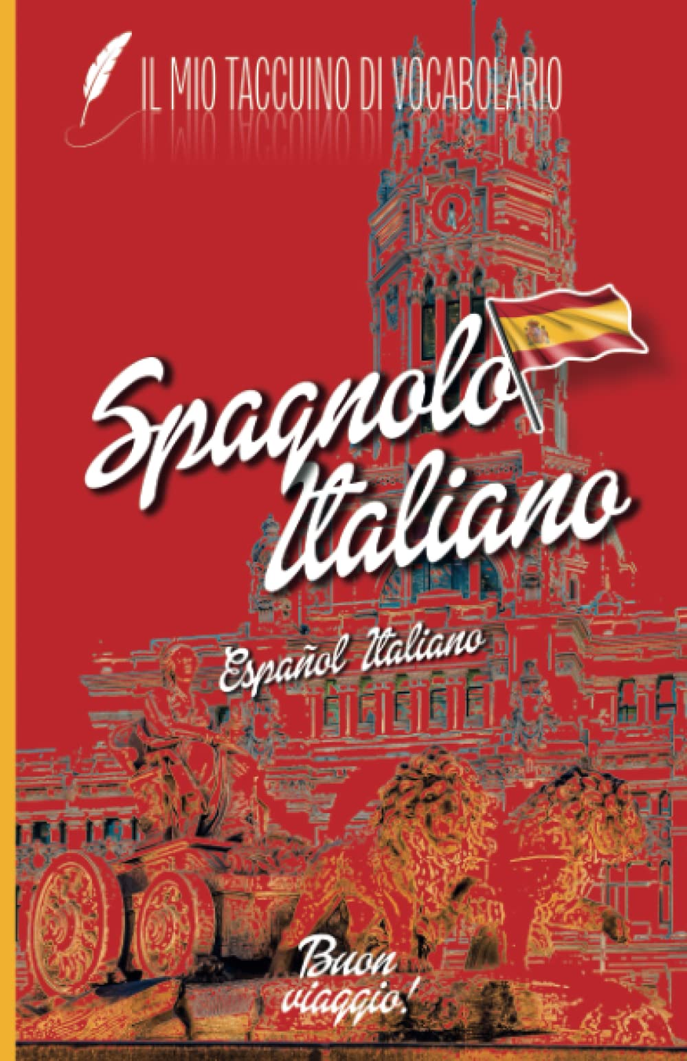 Taccuino di vocabolario spagnolo italiano | da completare se stessi | 104 pagine | 2 colonne | ordine alfabetico | più di 2600 linee | formato chiuso 13,97x21,59 cm