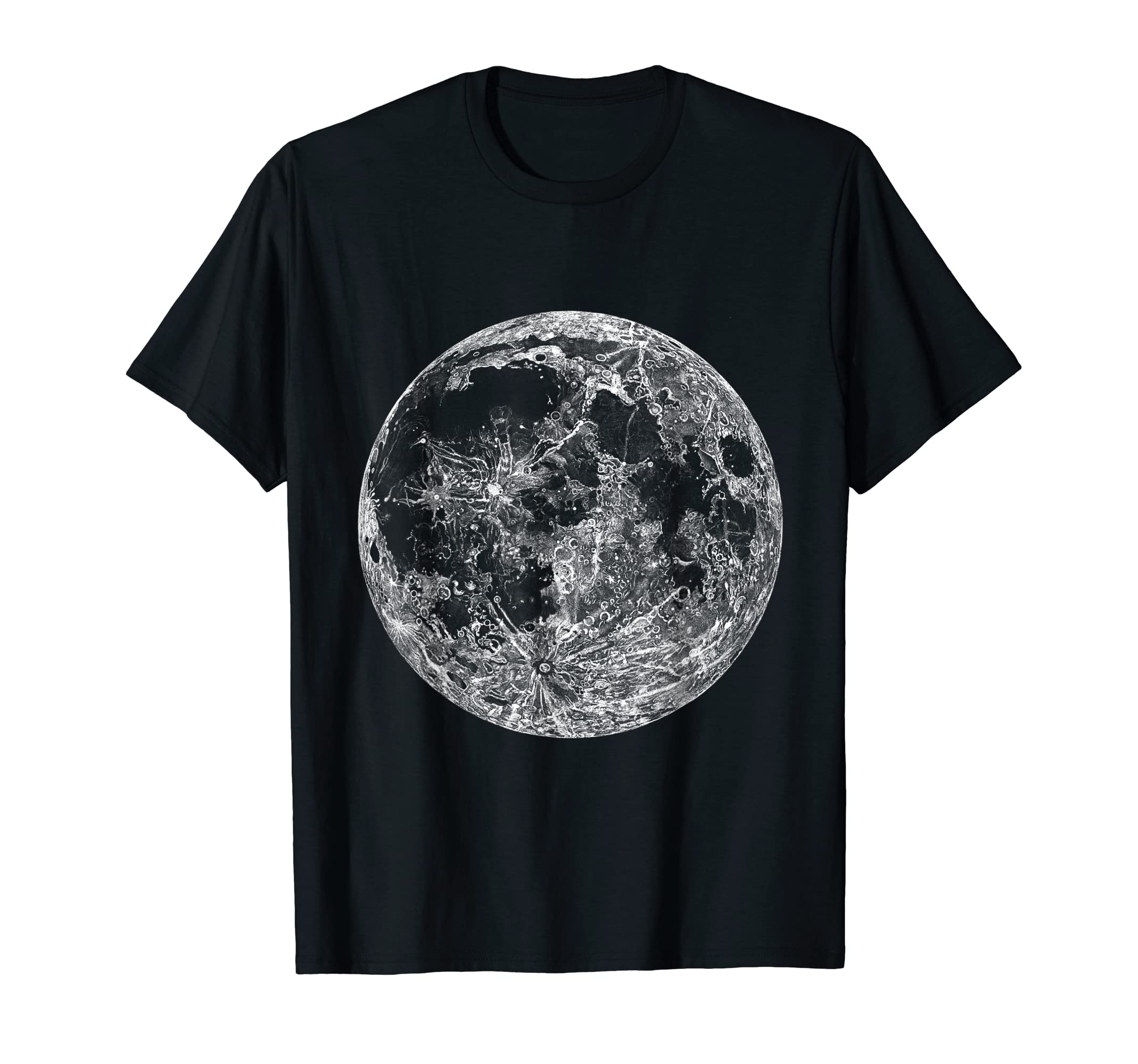 Moon T-Shirt. Astro Space Moon Tee T-Shirt