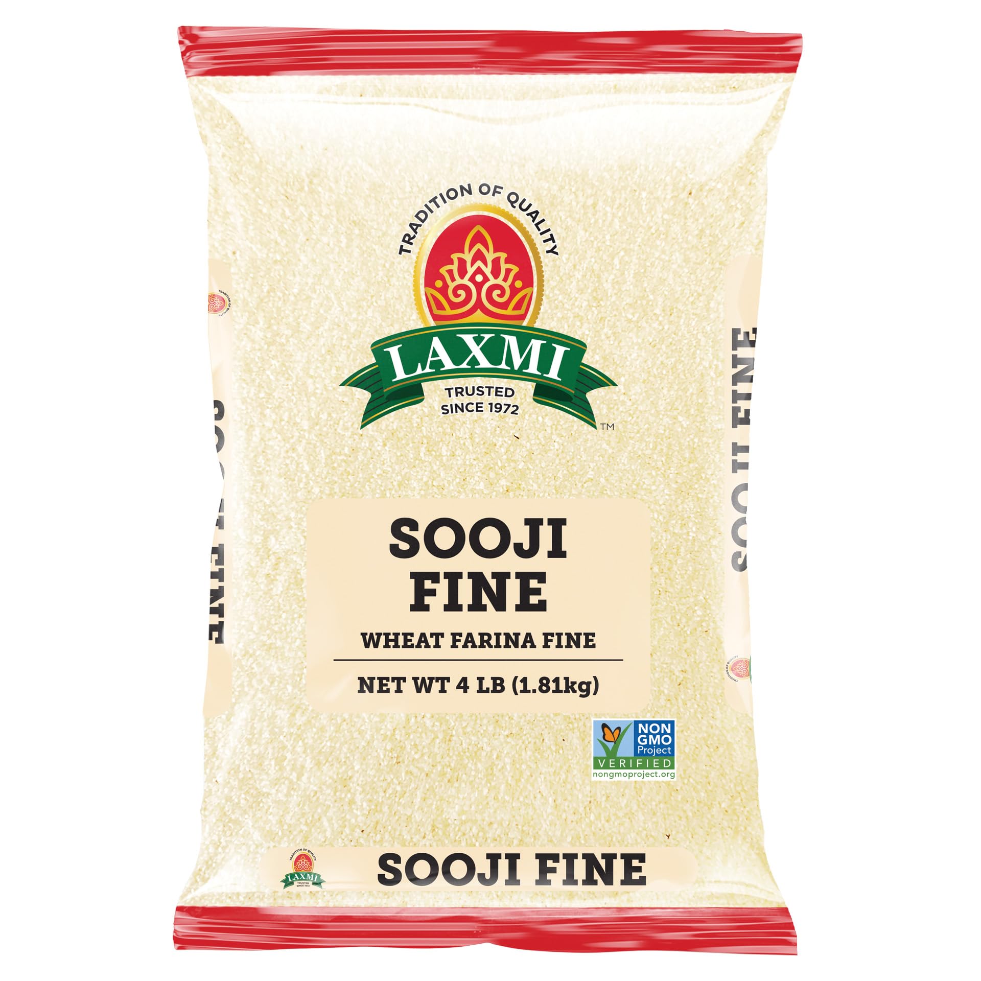 LAXMI SOOJI FINE 4 LB (NONGMO)